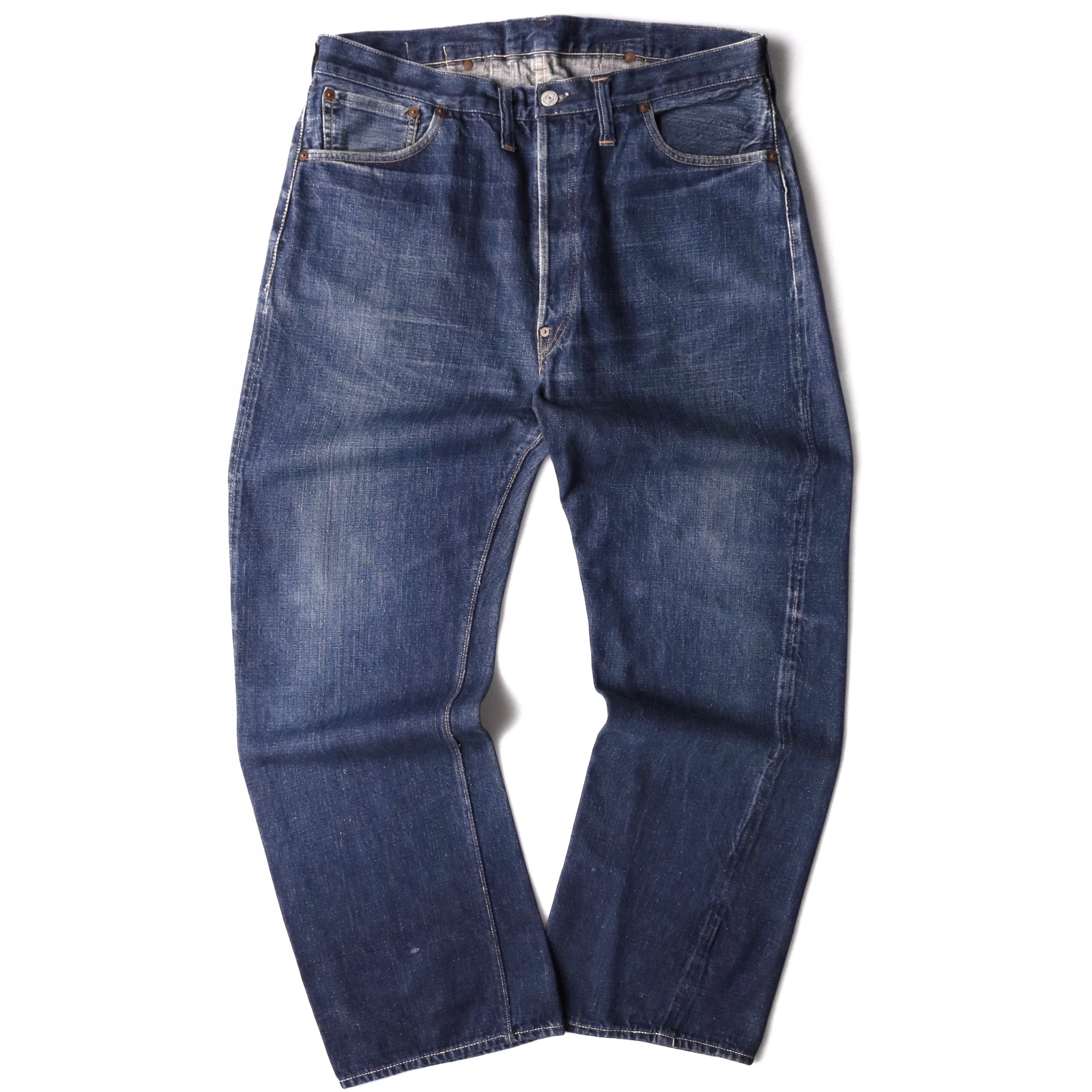 30s Levis 501XX 37モデル デニム ジーンズ シンチバック 股リベット カモメステッチ