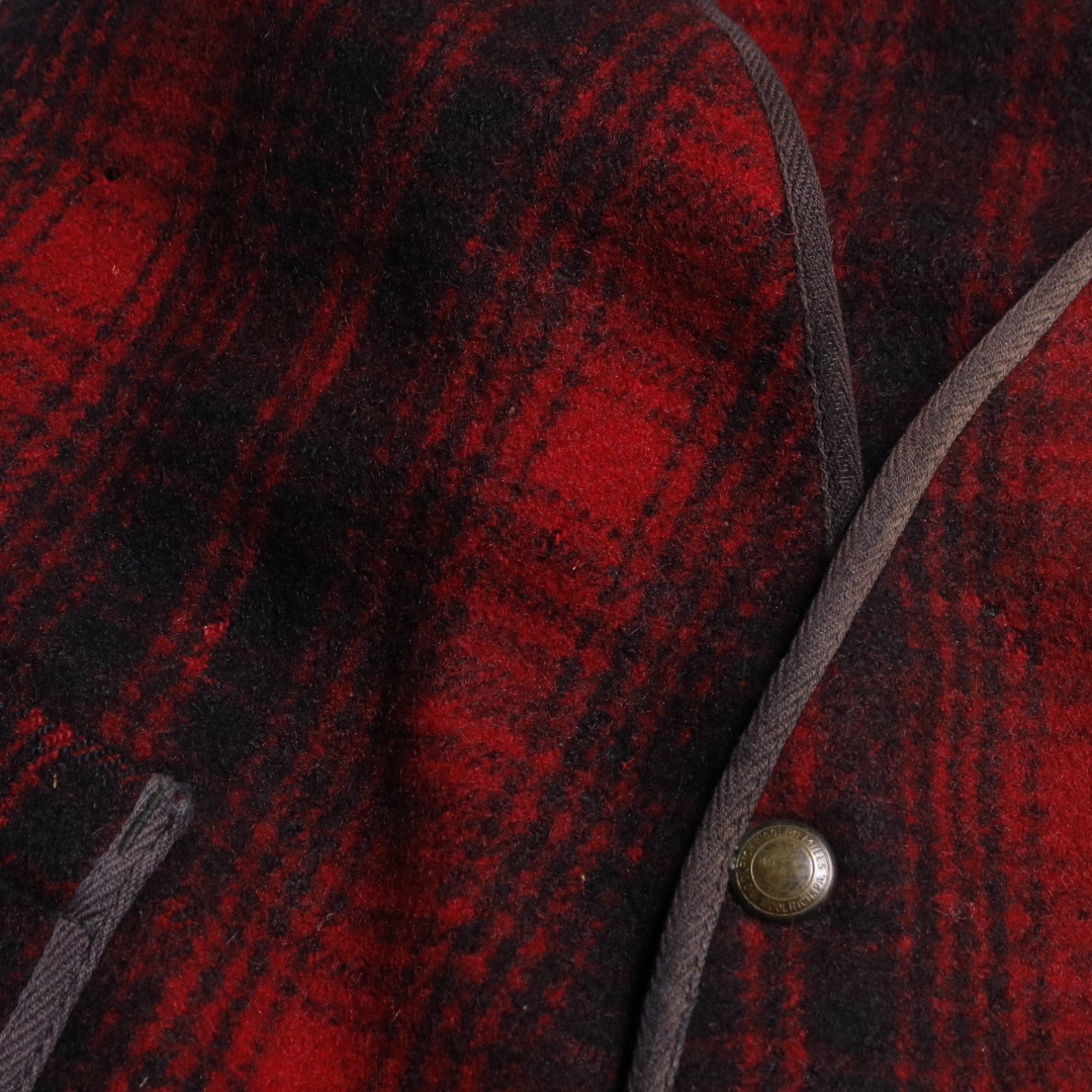 50s Woolrich ウールリッチ ウール ハンティングベスト 羊タグ パチポケ 42