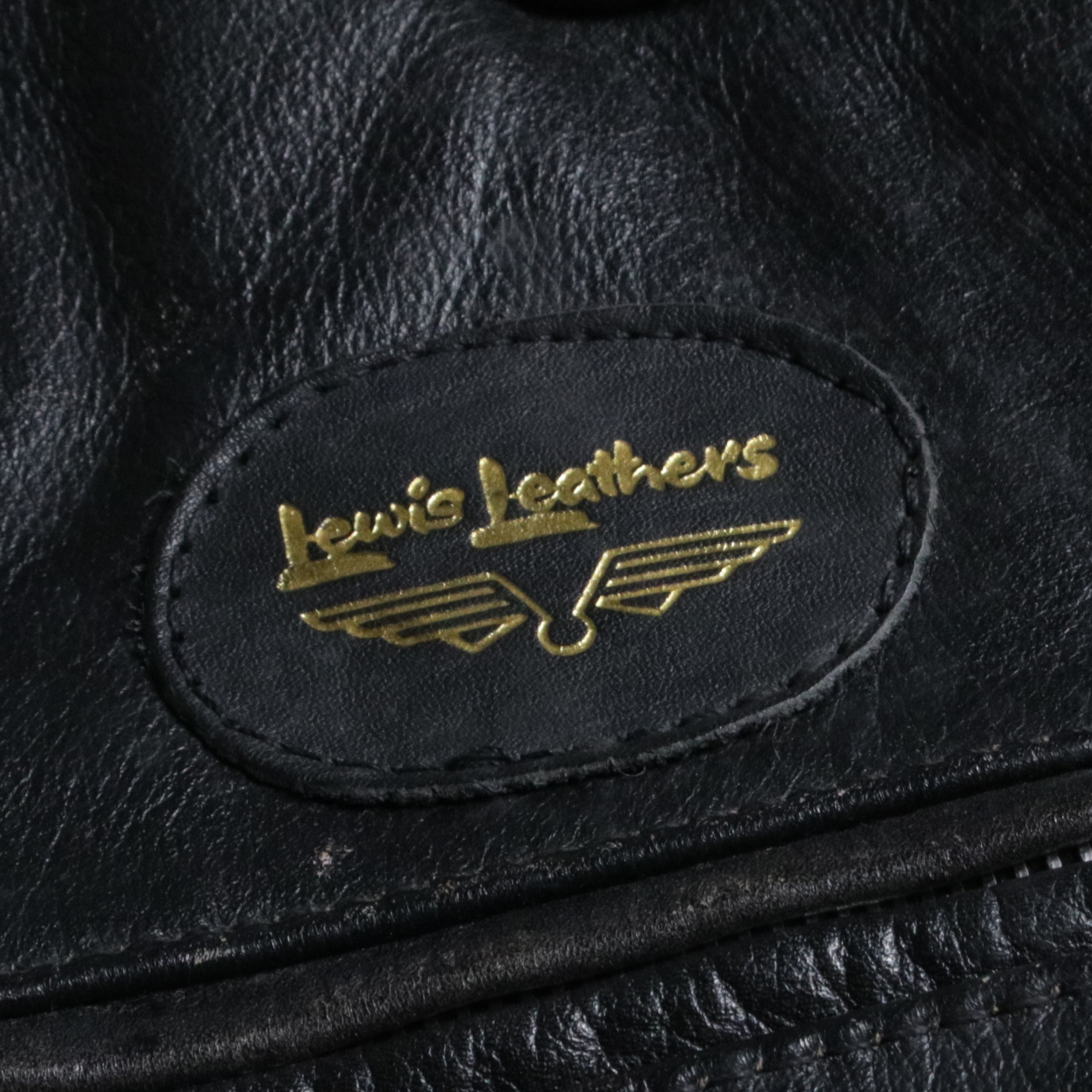 70s Lewis Lethers ルイスレザー442 レーシング シングルライダースジャケット UKレザー 38