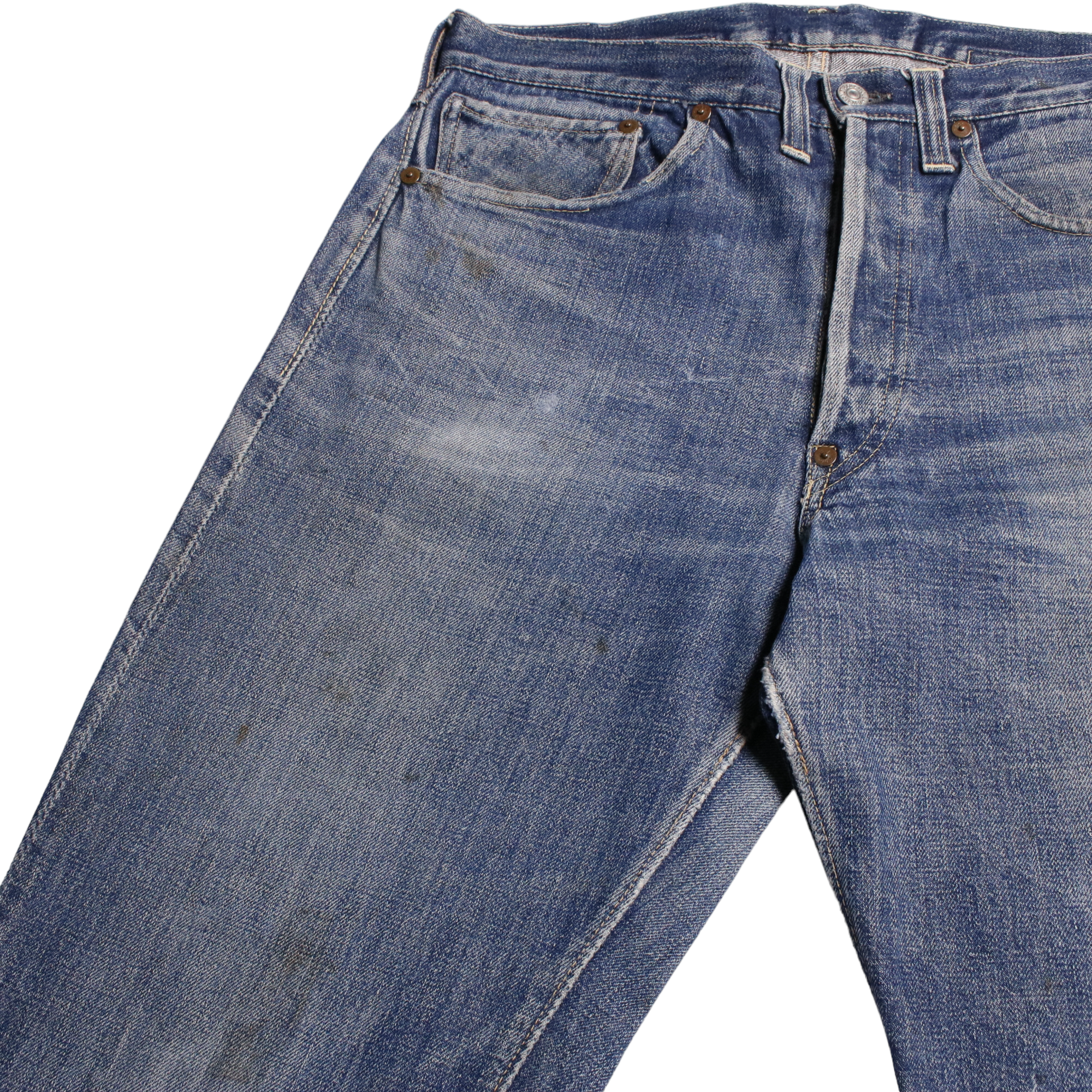 30s Levis リーバイス 501XX 37モデル デニム ジーンズ シンチバック 股リベット カモメステッチ W32L32.5