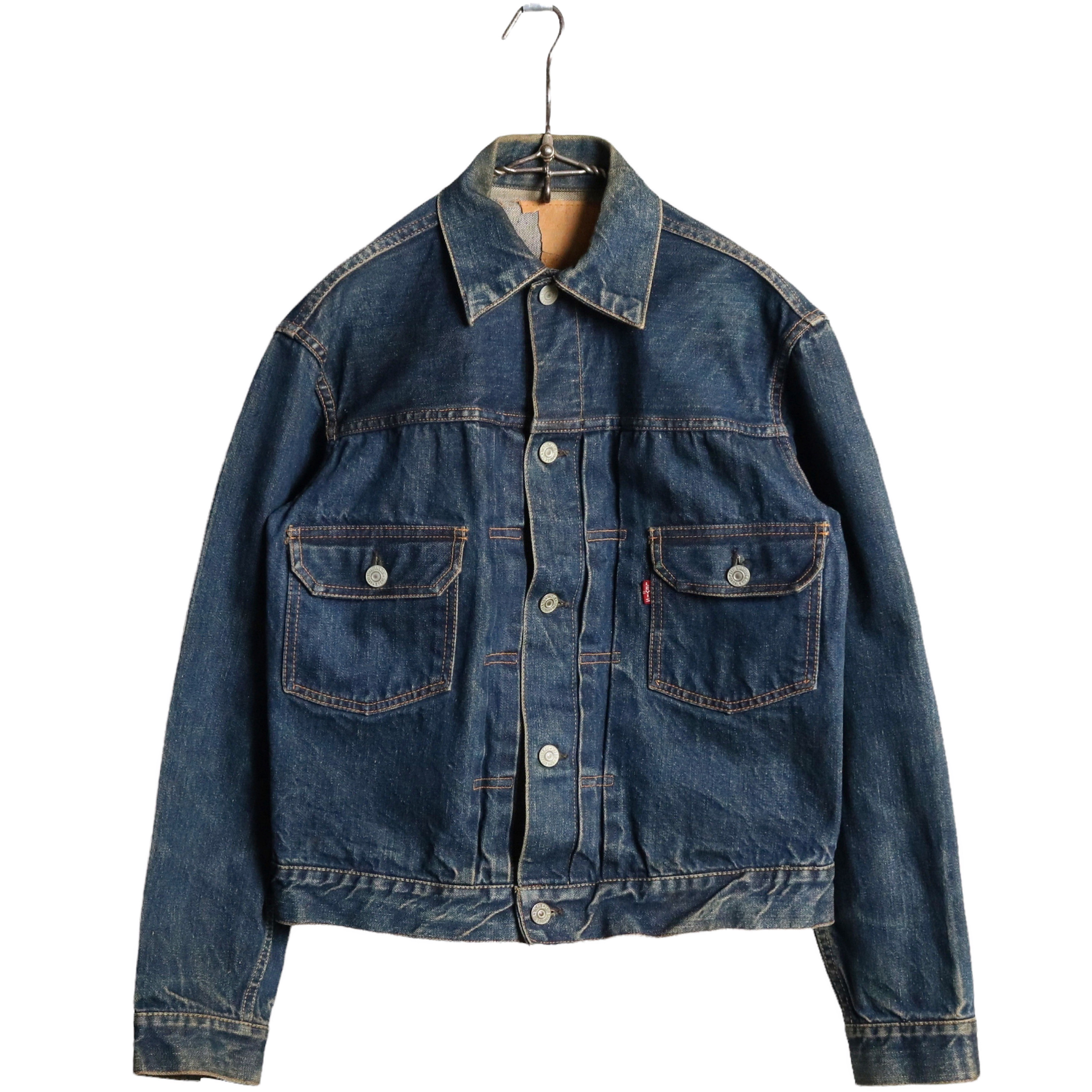 50s ヴィンテージ Levis リーバイス 507XX デニムジャケット Gジャン ボタン裏刻印17 セカンド 38