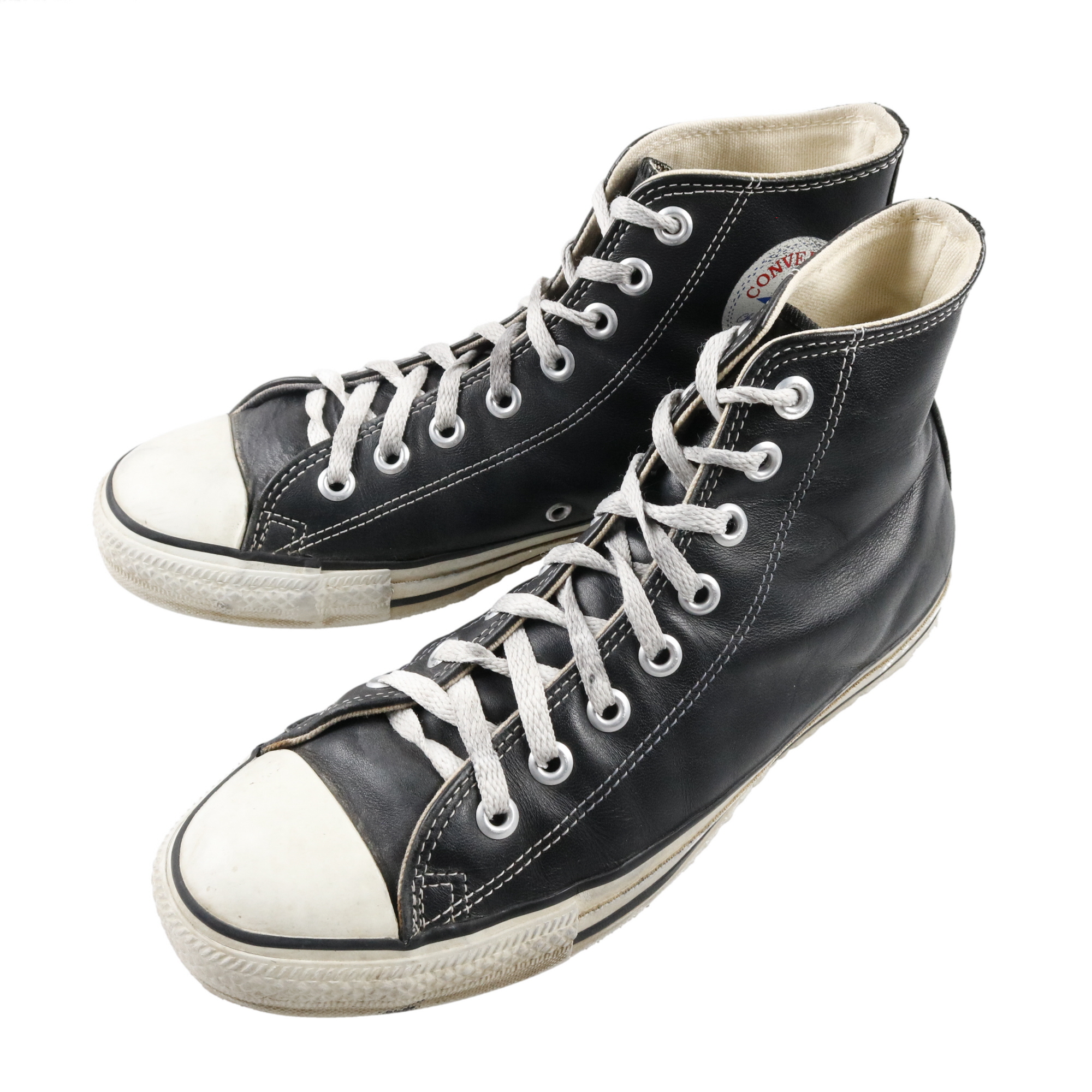 コンバース【CT70】converse レザー ブラック　leather ハイカット