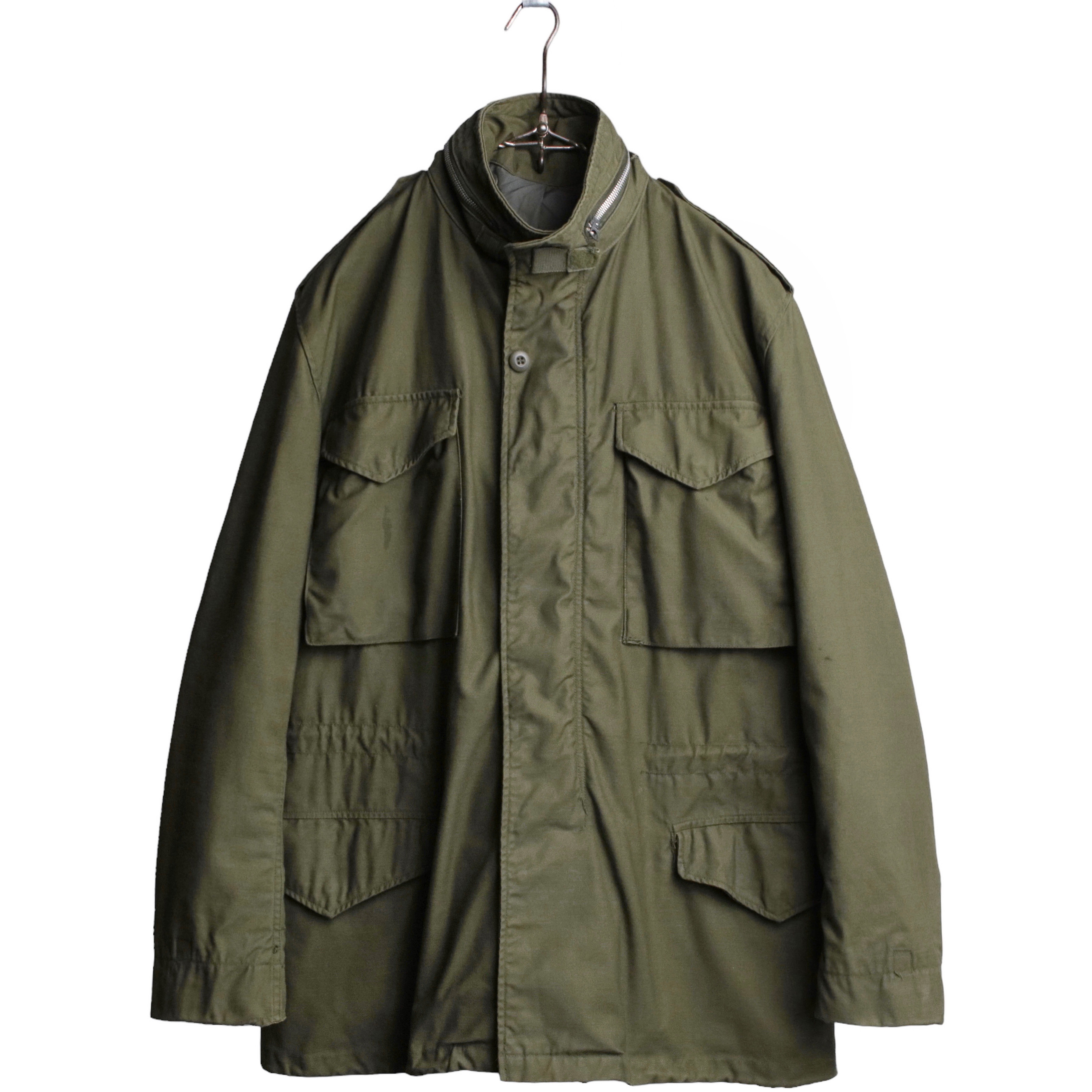60s US ARMY M-65 フィールドジャケット グレーライナー アルミジッパー M-R