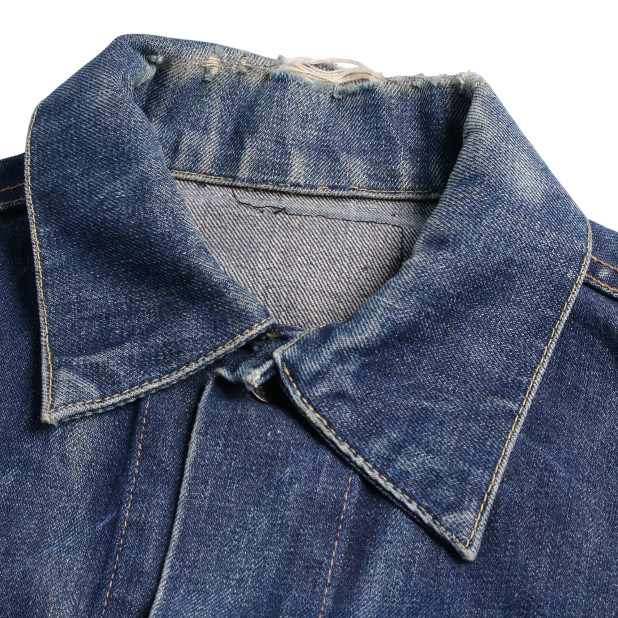 60s Levis リーバイス 558 デニムジャケット Gジャン サード 557 ロング 均等V ボタン裏刻印D&17 40程