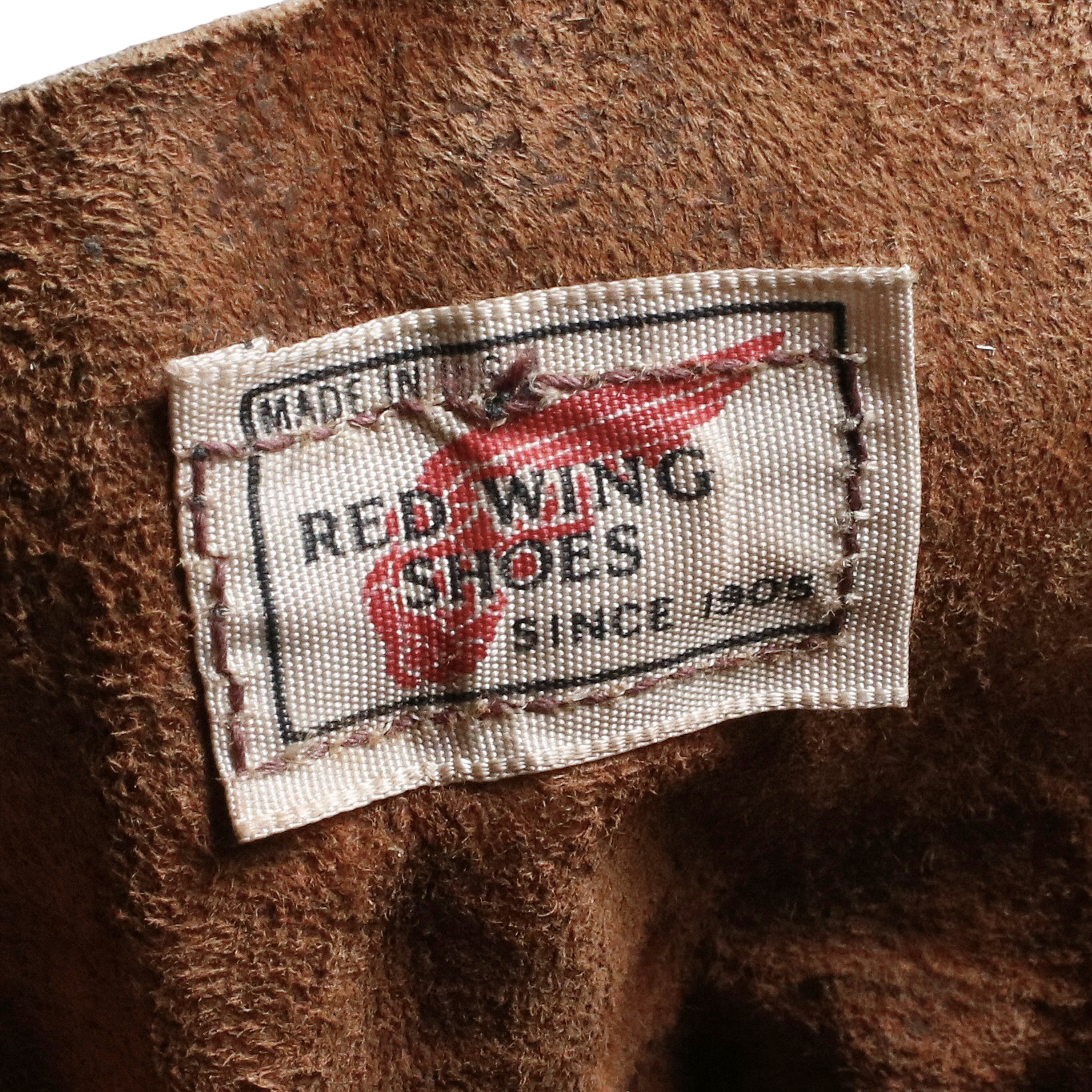 ブーツ型ワークレッドウイング　RED WING 595 70'sから80'sプリントタグ
