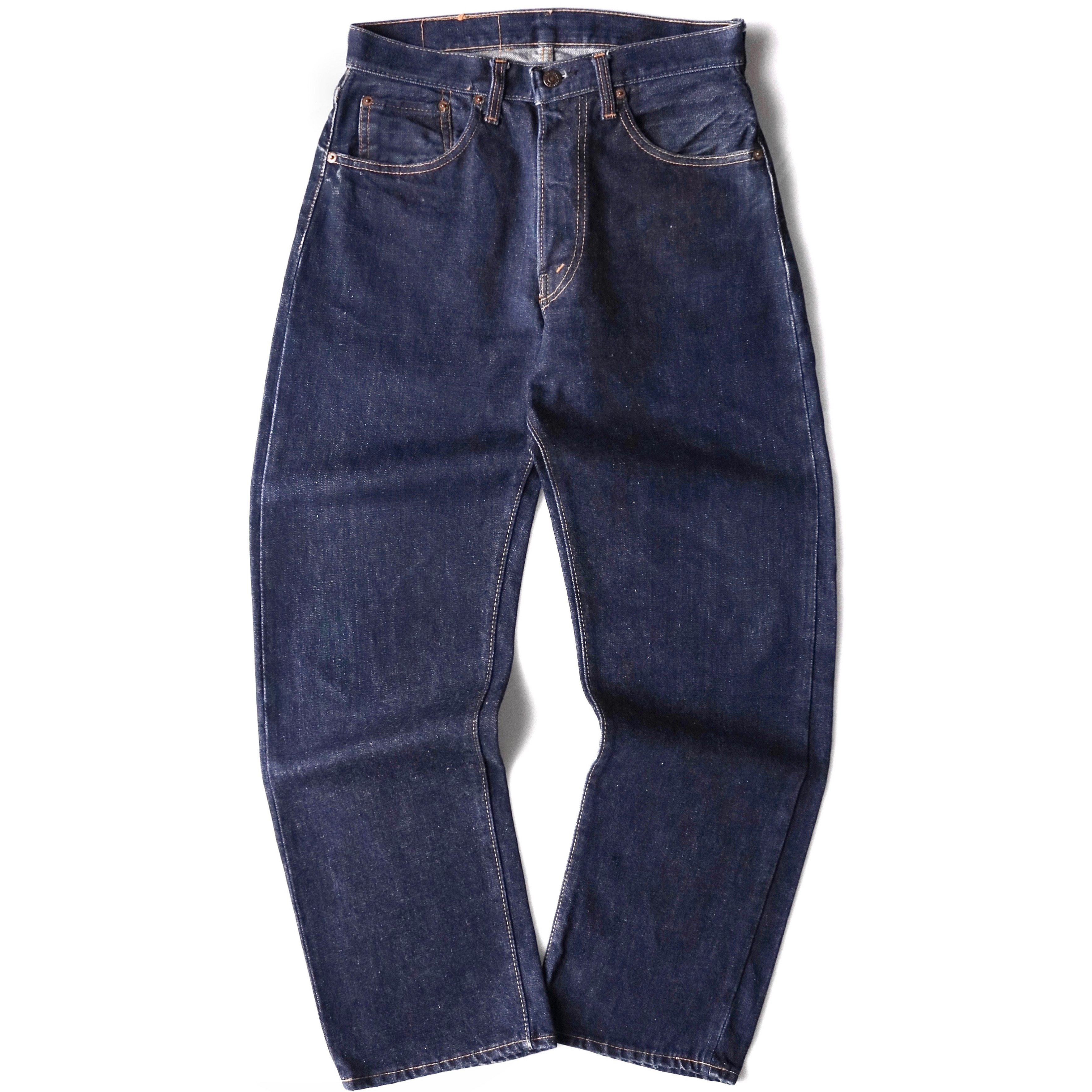 60s 70s Levis リーバイス 505 BigE デニム ジーンズ 赤耳付き ボタン