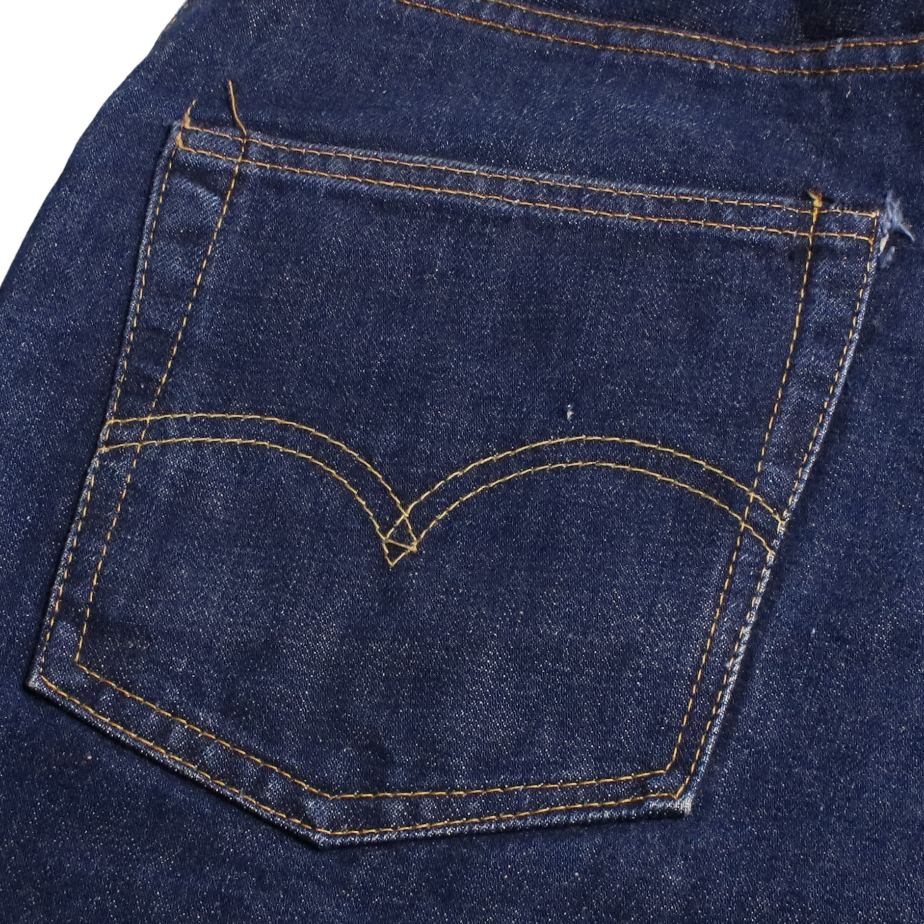 60s 70s Levis リーバイス 505 BigE デニム ジーンズ 赤耳付き ボタン裏刻印5 先細りSCOVILLジッパー 濃紺  W29L28.5