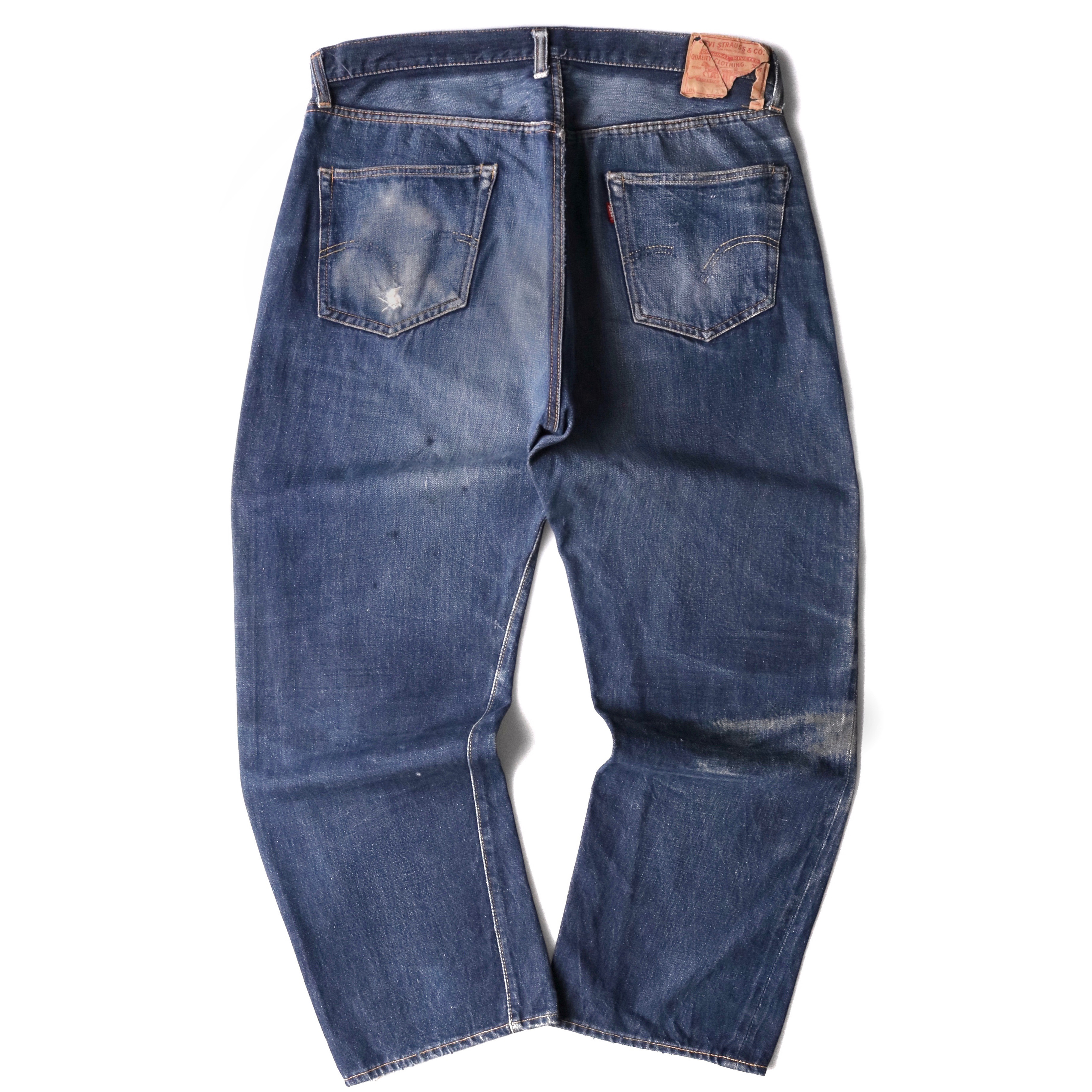 60s Levis リーバイス 501XX デニムジーンズ 紙パッチ ギャラ無し センターオフセット W36L27.5