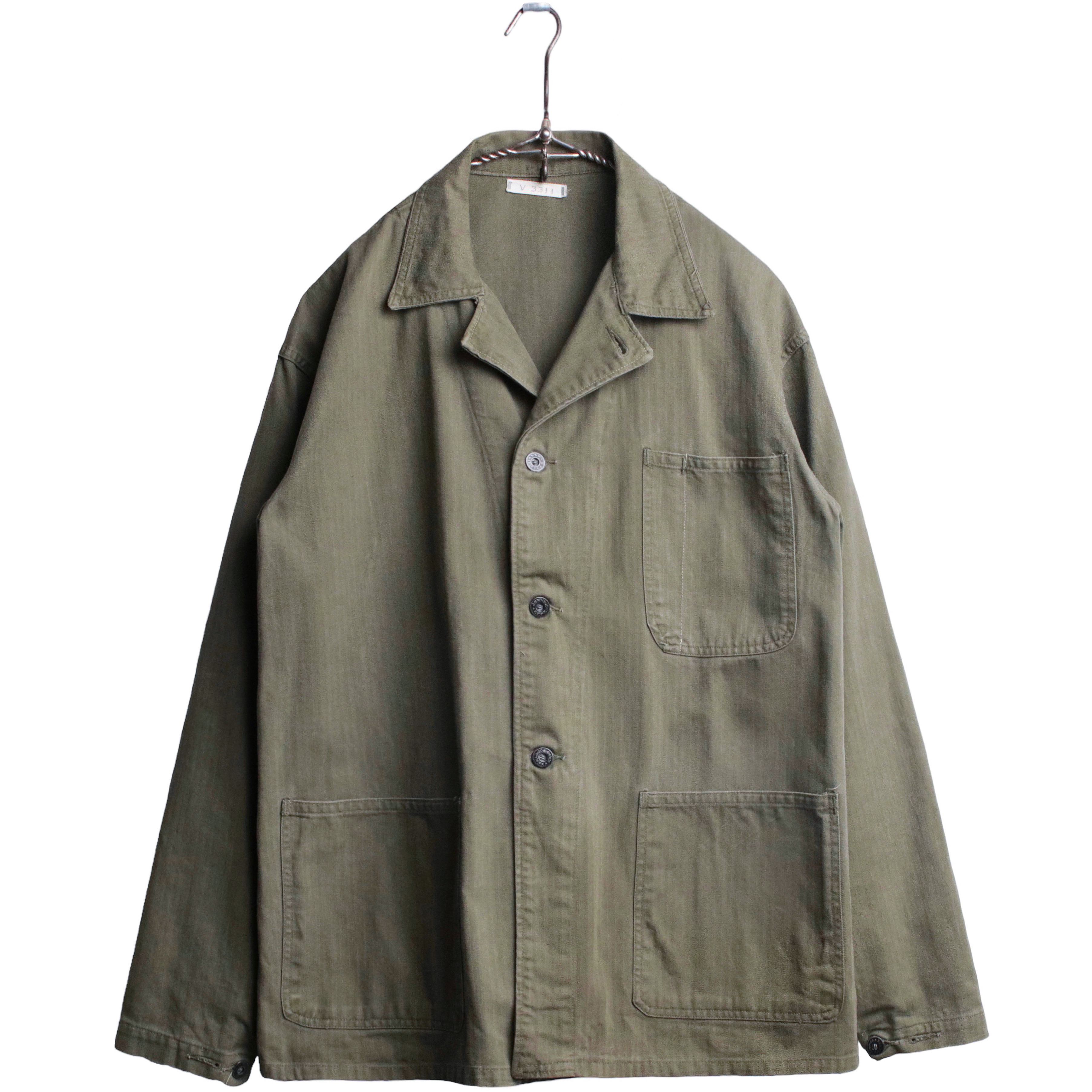 40s US NAVY N-3 HBT JACKET 40 アウター | challengesnews.com