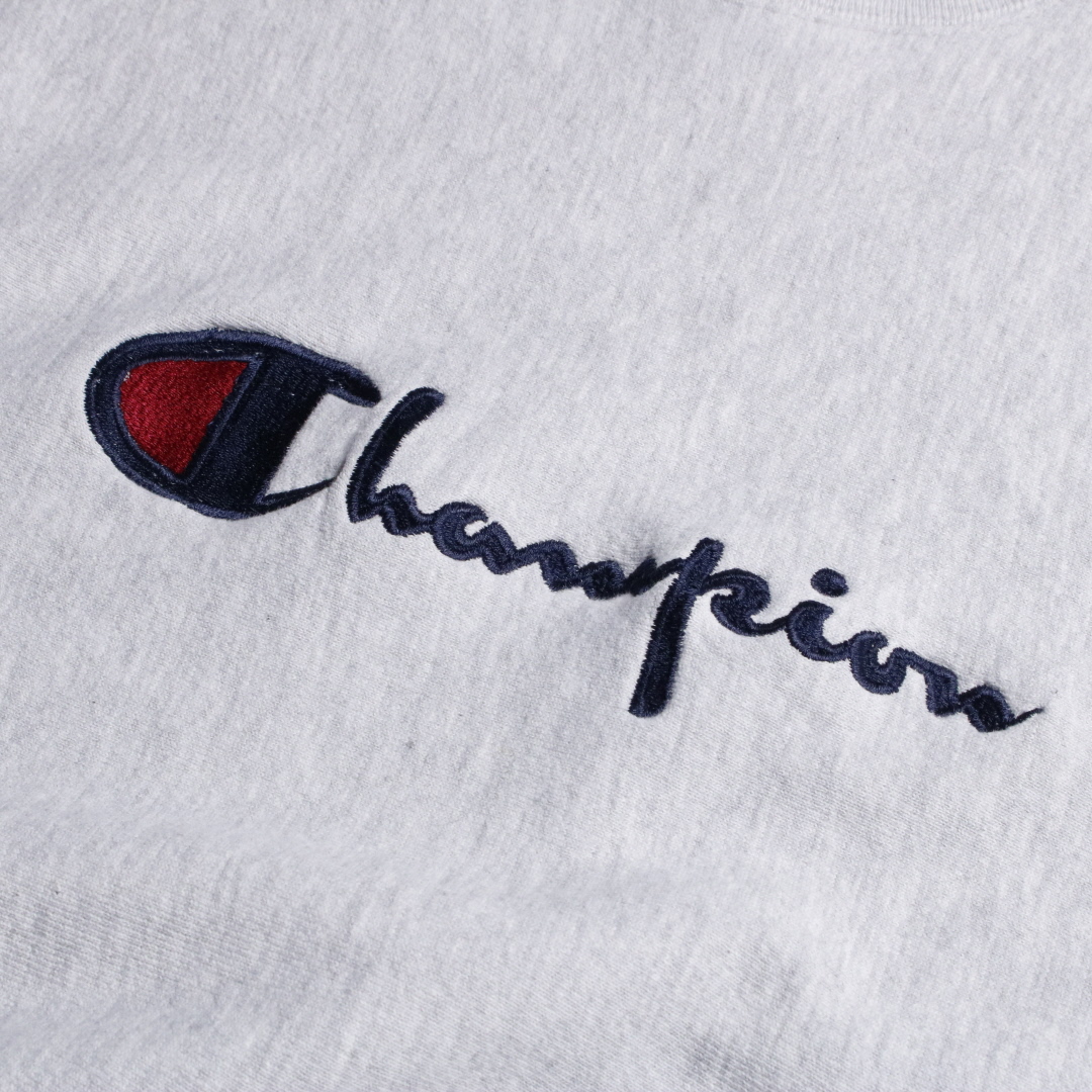 90s Champion チャンピオン リバースウィーブ スウェットシャツ 刺繍タグ 刺繍ロゴ M