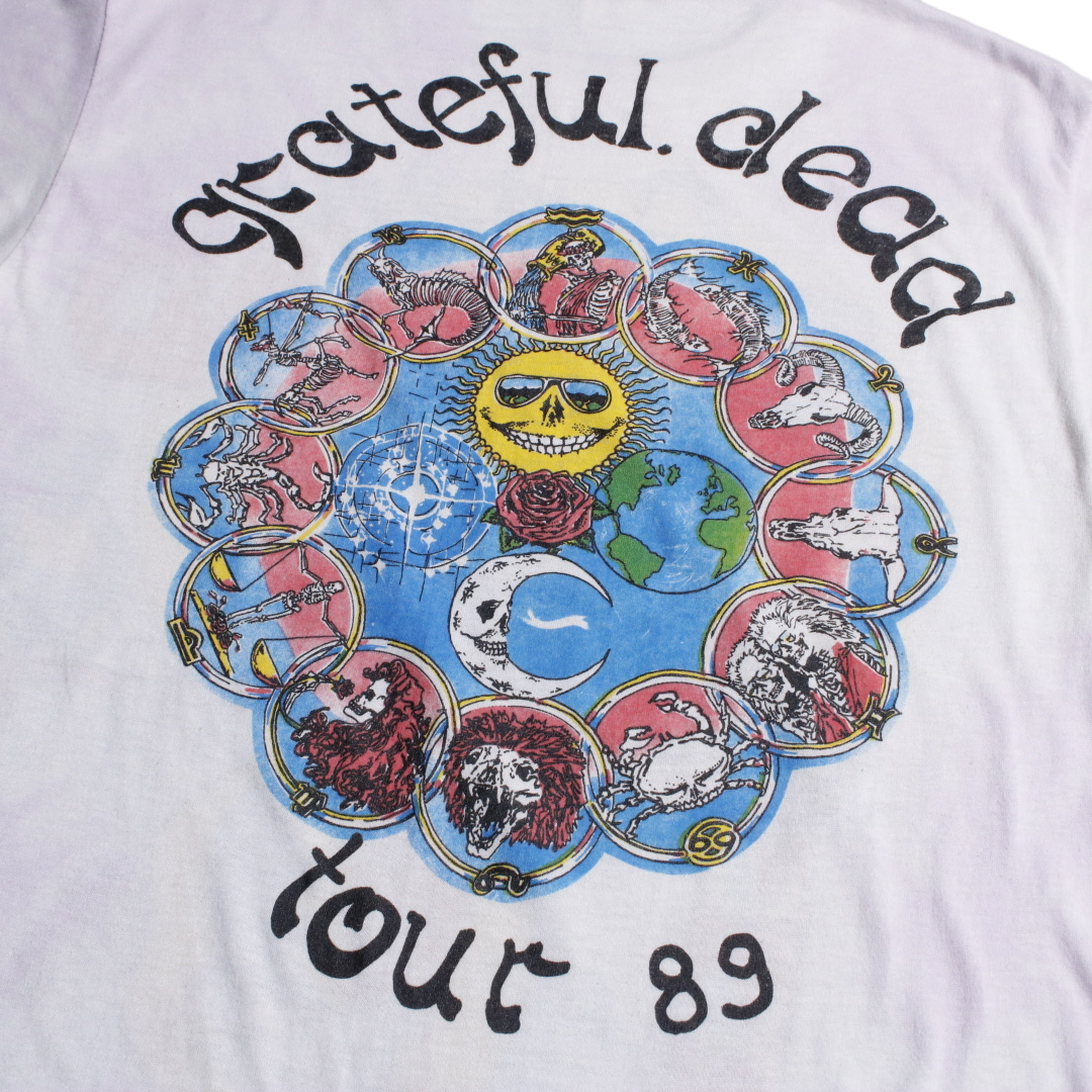 80'sヴィンテージgratefuldeadグレイトフルデッドロックTシャツ白L