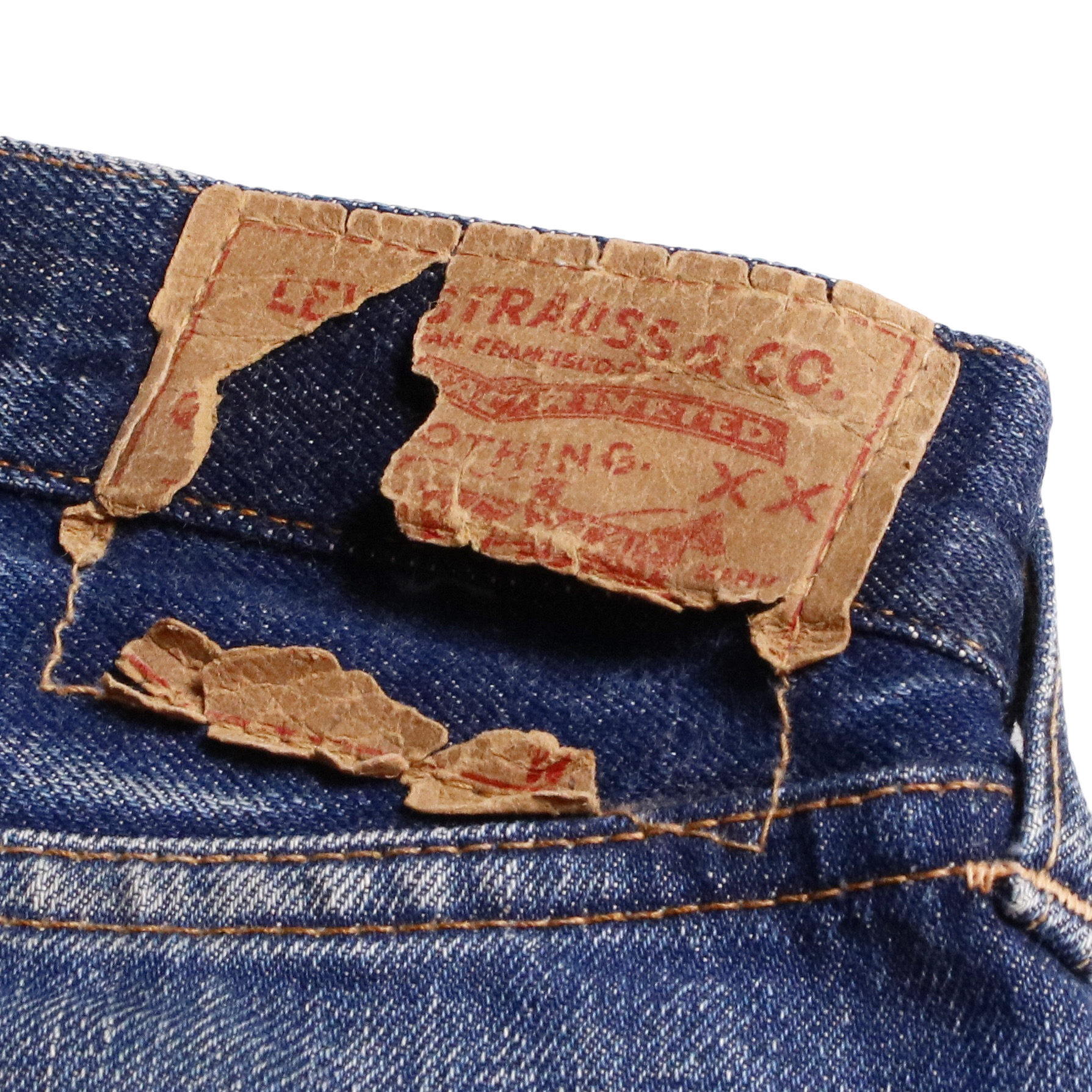 安価60s Levi's リーバイス ボタン裏刻印16 502 ビッグE ジーンズ