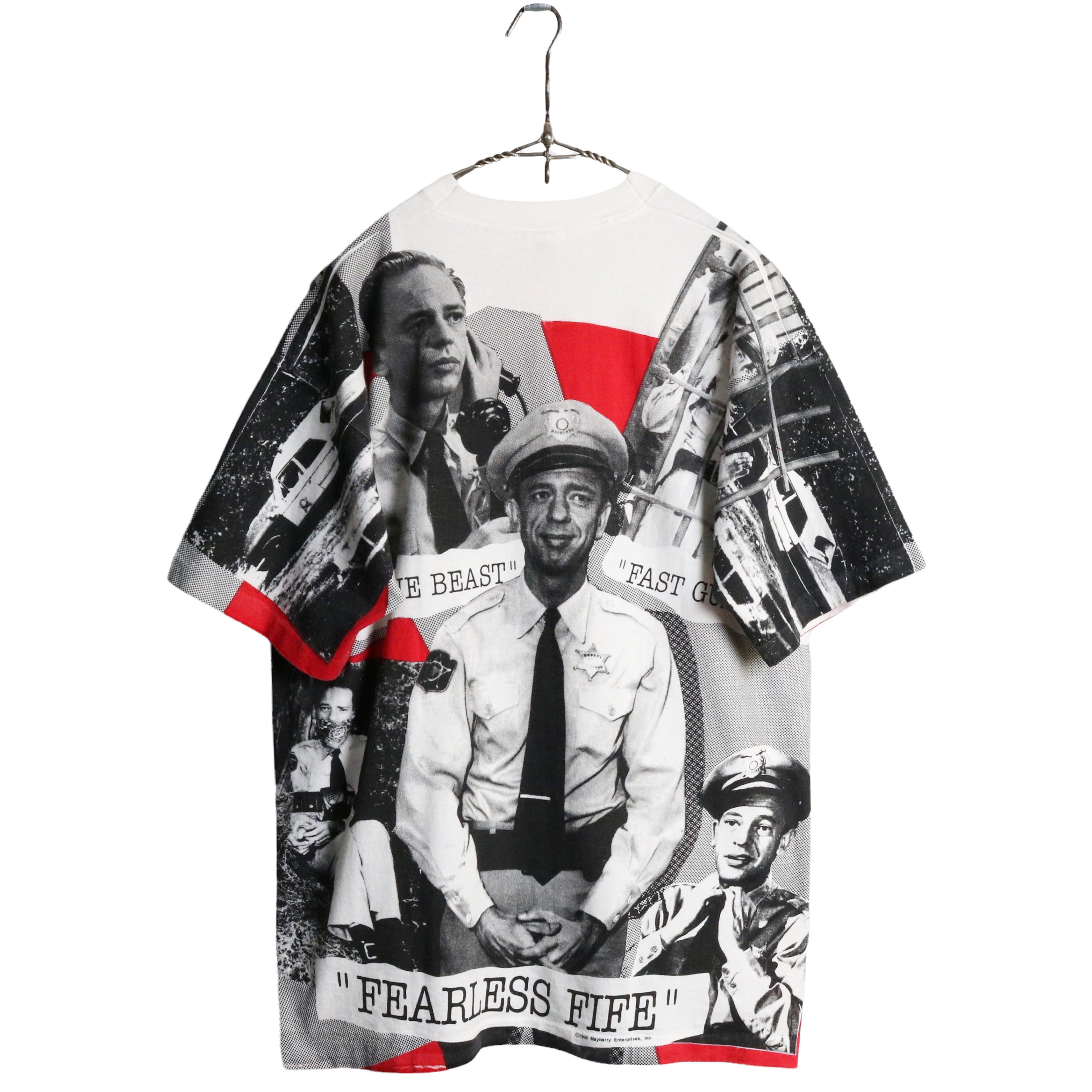 90s ヴィンテージ FEARLESS FIFE フィアレスファイフ 総柄 Tシャツ Fruit Of The Room XL