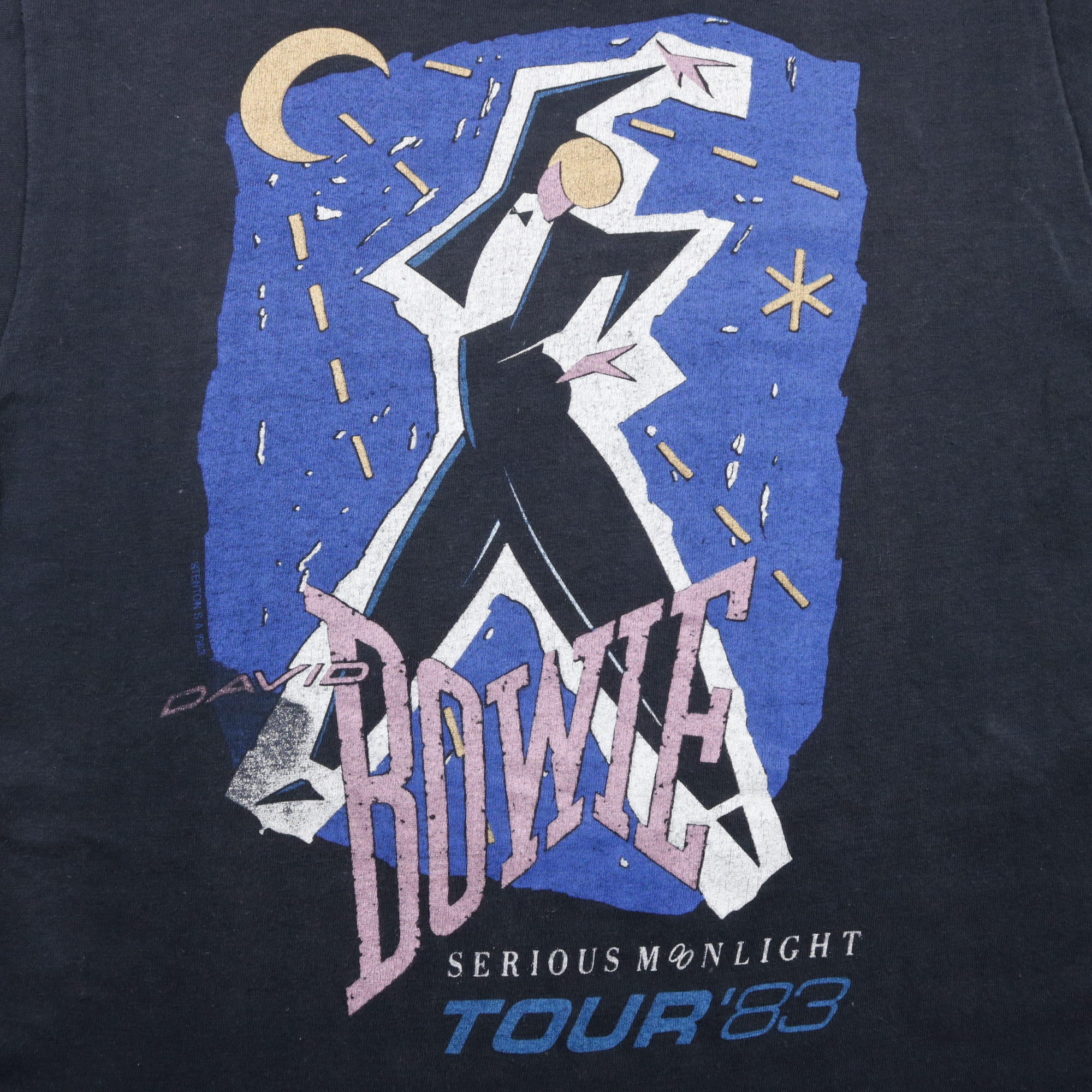 希少 XL 90´s David Bowie db ヴィンテージ Tシャツ-