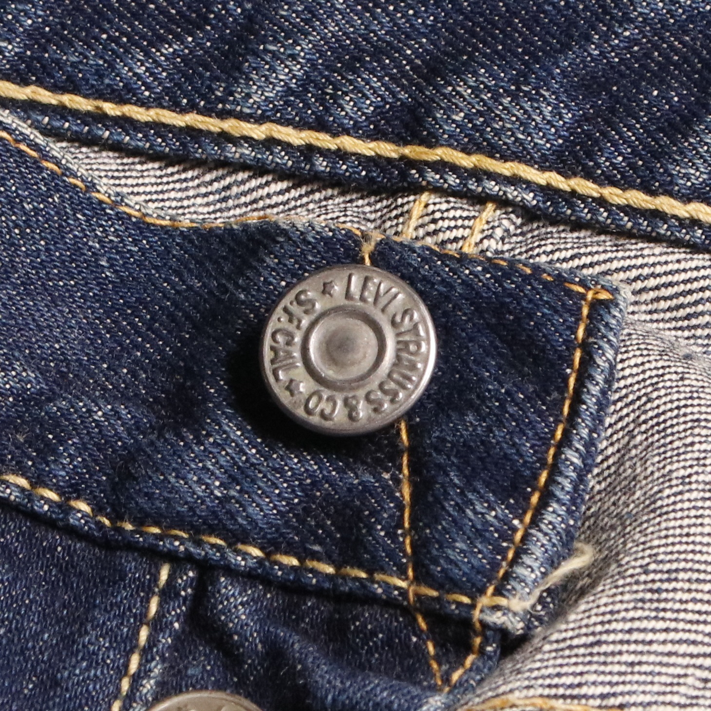 40s Levis リーバイス 501XX 47モデル デニム ジーンズ 片面タブ ボタン裏無刻印 オンセット W31L30.5