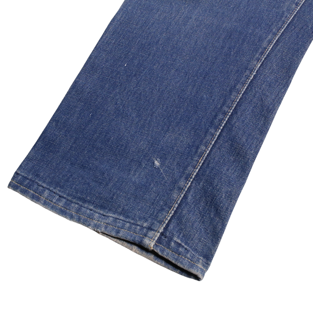 60s Levis リーバイス 505 BigE デニム ジーンズ 耳付き Vステッチ ボタン裏刻印K 42TALON W37.5L30