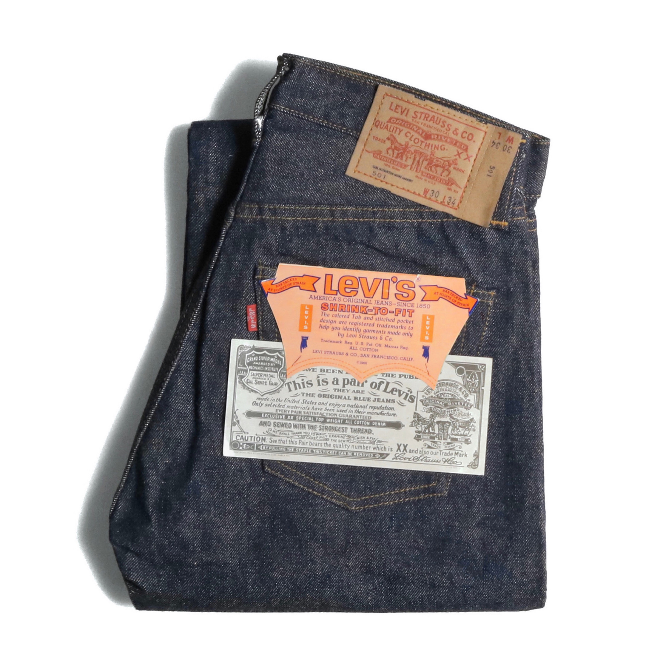 70s Levis リーバイス 501 66前期 デニム ジーンズ デッドストック ボタン裏刻印6 W30L32.5