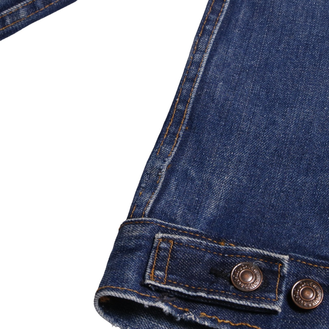 70s Levi's リーバイス 70505 ビッグE BigE デニムジャケット ケアタグ ボタン裏刻印525 42程