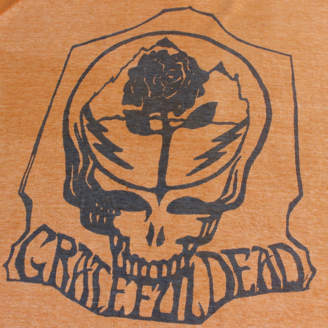 70s GRATEFUL DEAD グレイトフルデッド Tシャツ 染み込みプリント M