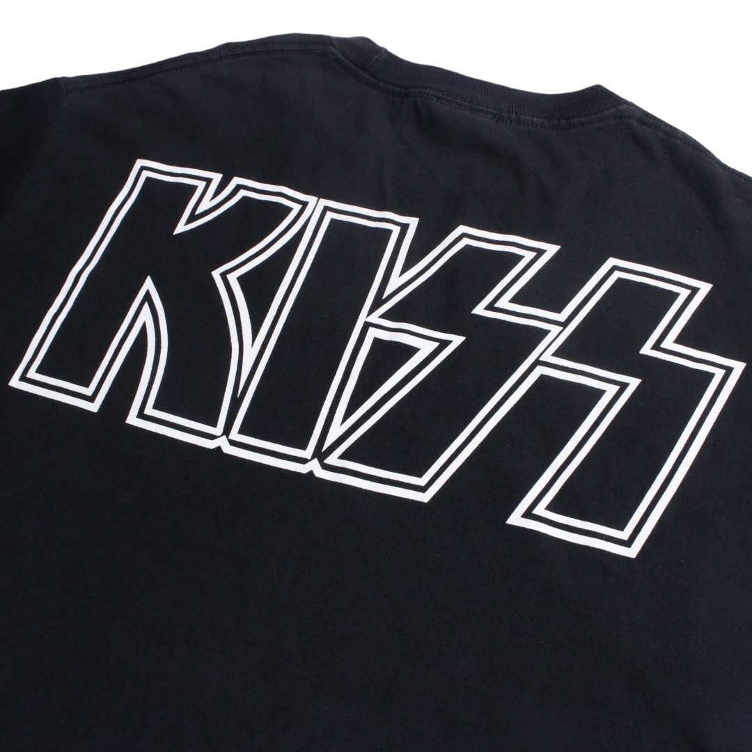 90s KISS 96年 1996 バンド Tシャツ 両面プリント 黒 Ｌ / ACORN