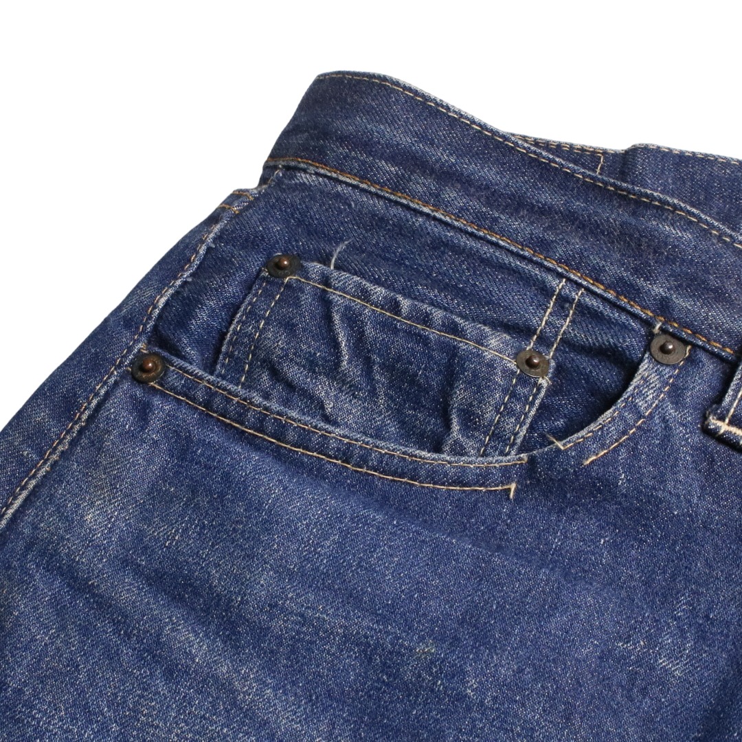 60s Levis リーバイス 501 Bige ビッグE Vステッチ 足長R ボタン裏刻印6 W31L34