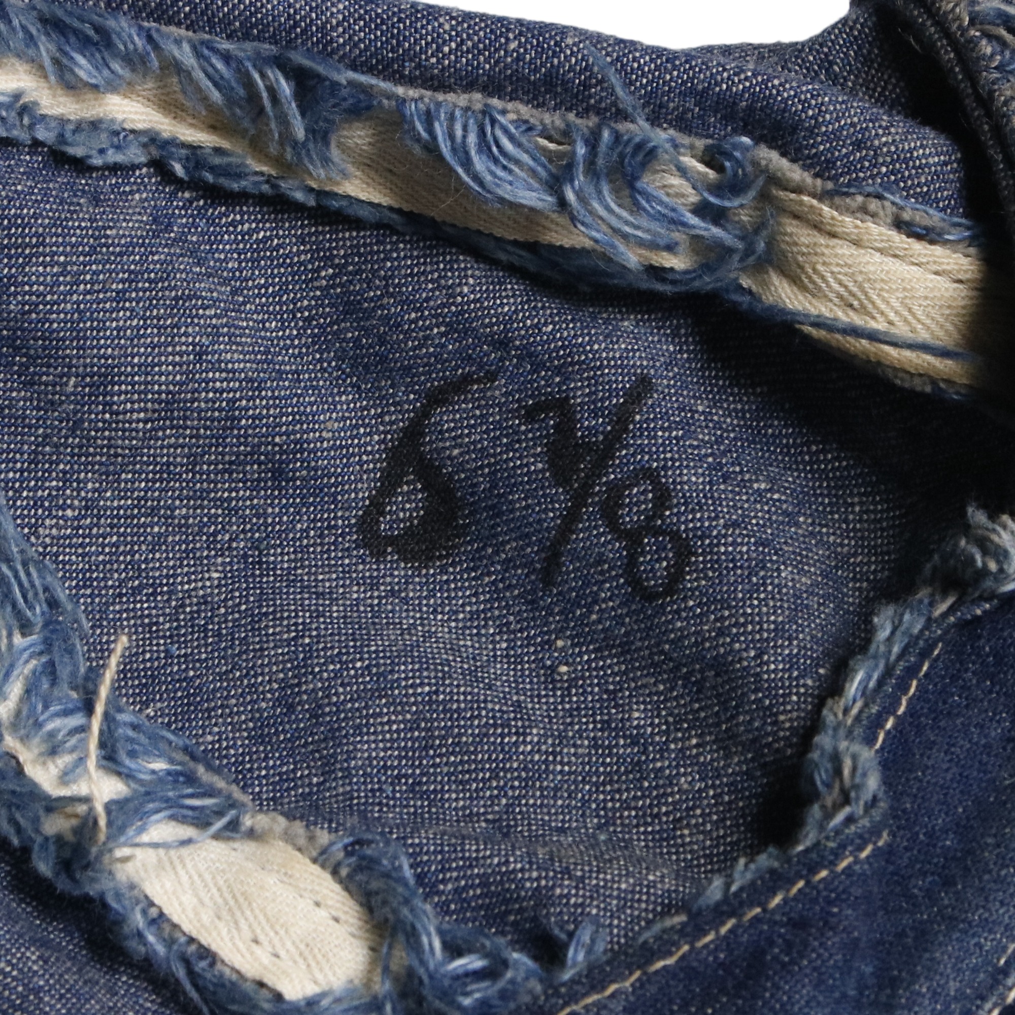 59cm US ARMY M-37 DENIM HAT 15oz生機スラブデニム - ハット