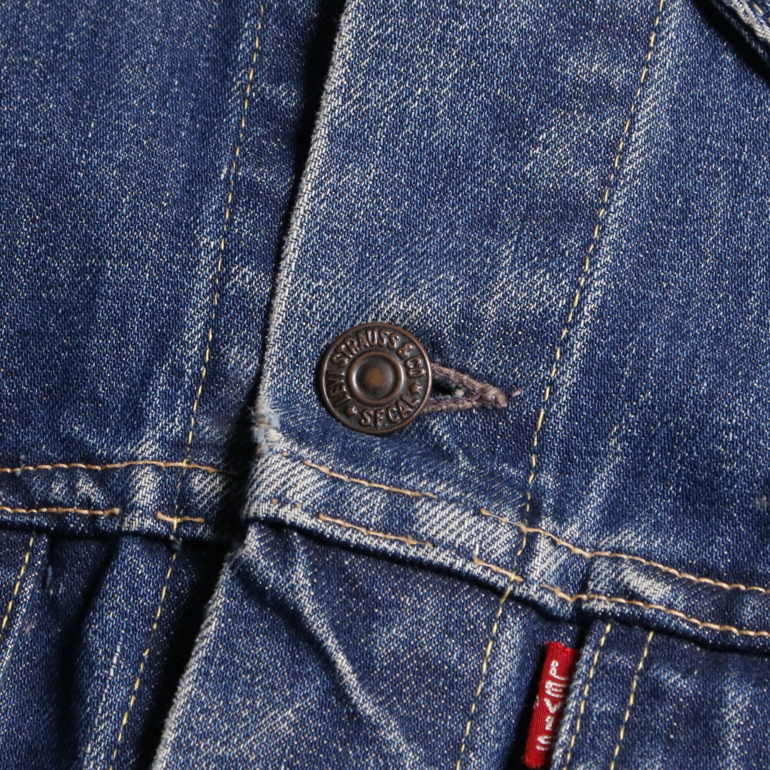 60s Levis リーバイス 557 デニムジャケット サード 均等V ボタン裏