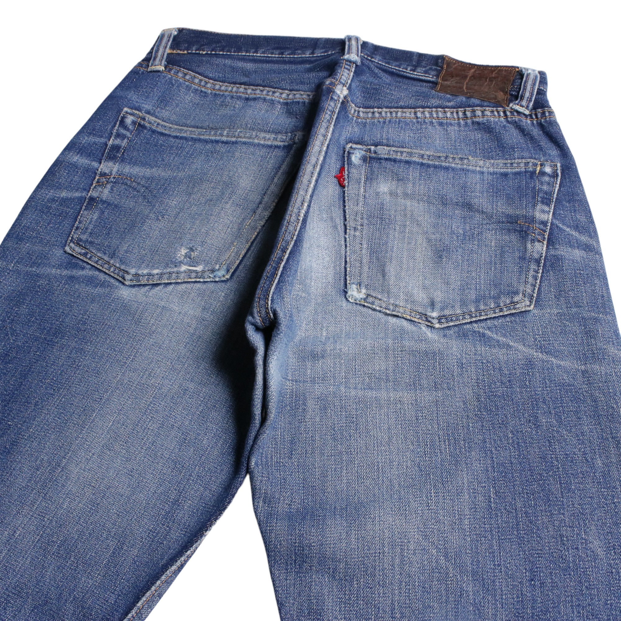 Levi's リーバイス 40s VINTAGE 501XX 47モデル 革パッチ 片面タブ デニムパンツ ヴィンテージ ブルー