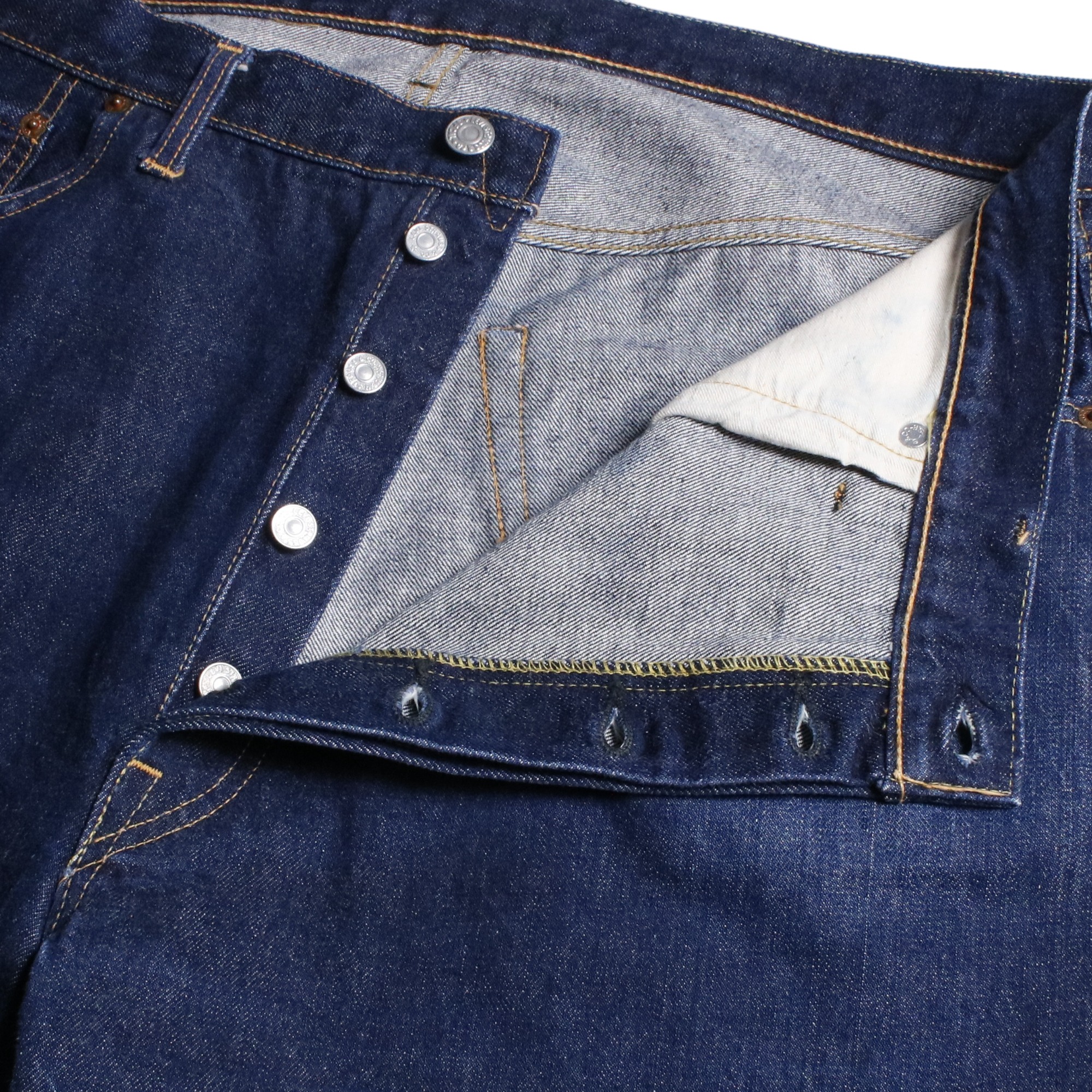 60s Levis リーバイス 501-501 BigE ダブルネーム デニムジーンズ Vステッチ ボタン裏刻印J 濃紺 W39L29.5