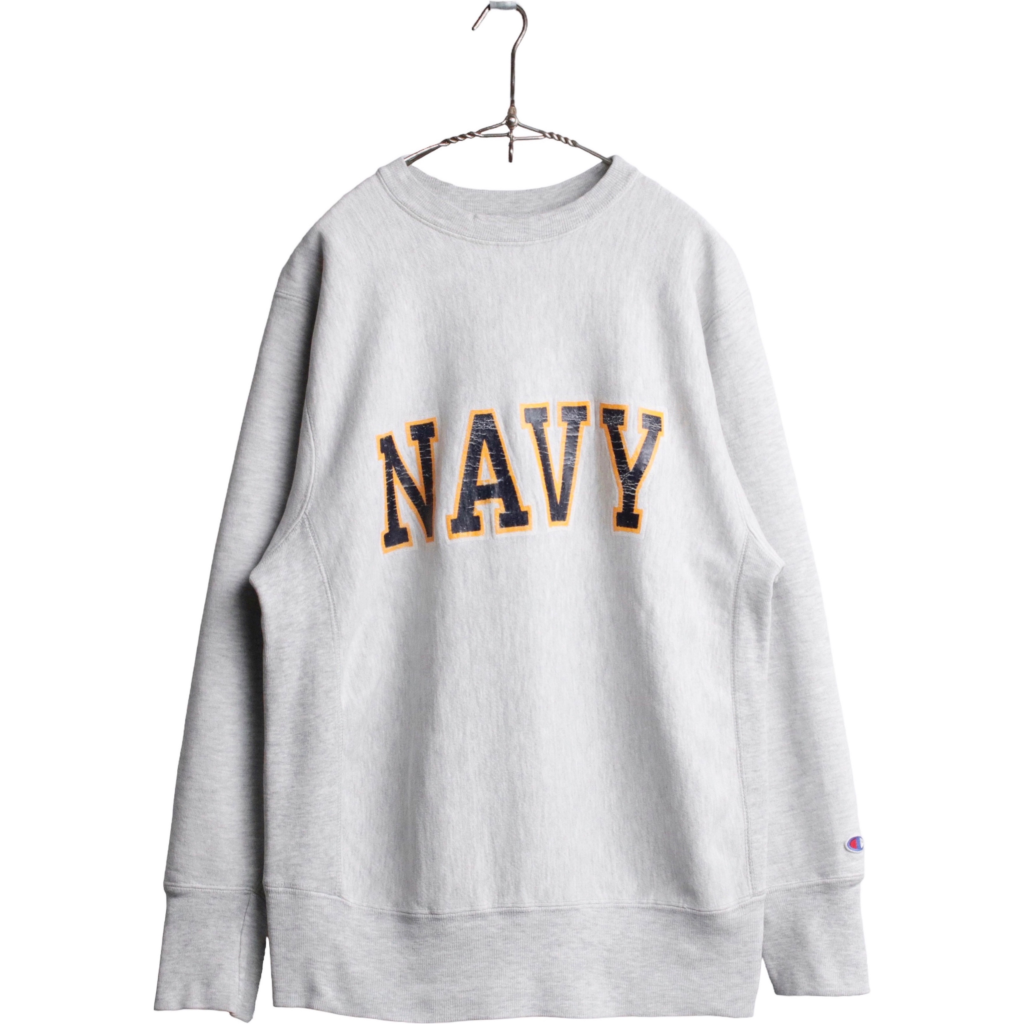 NAVY 80s リバースウィーブ USA Champion チャンピオン スウェット