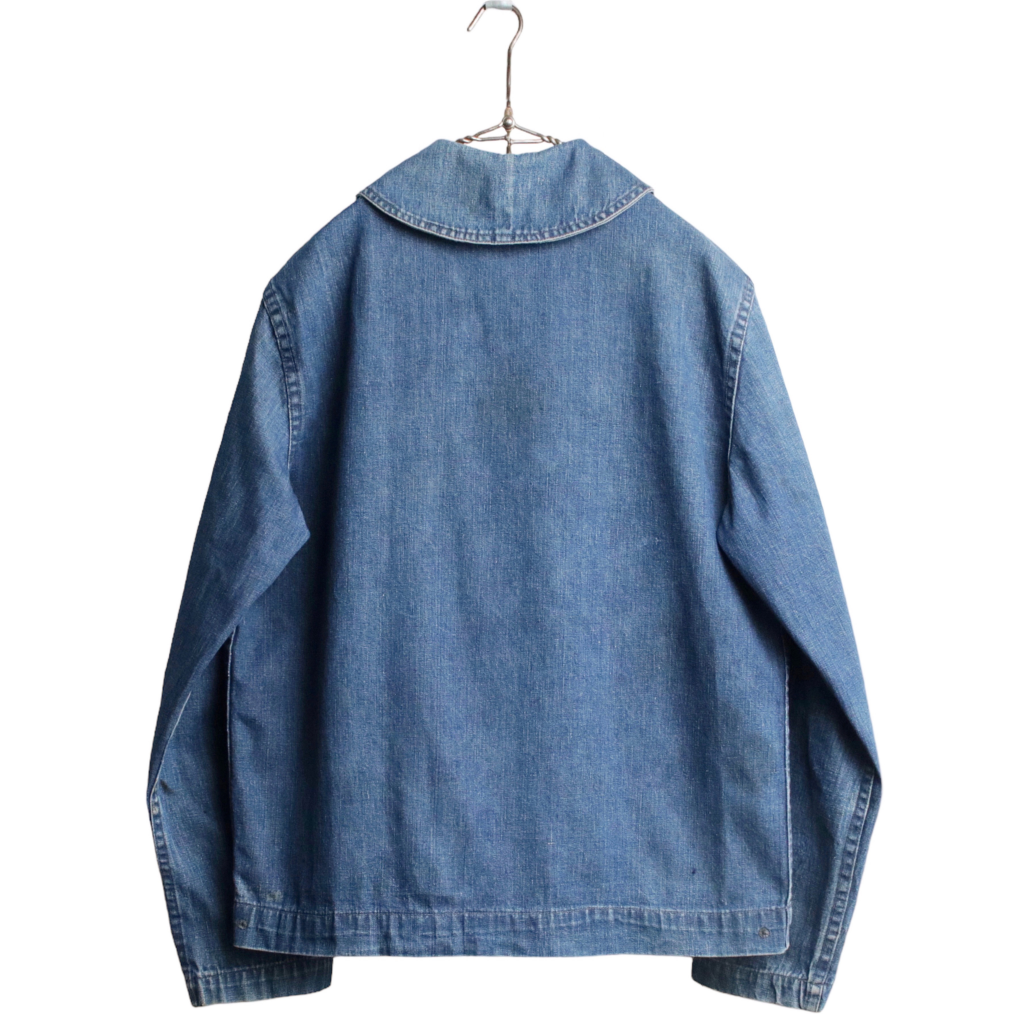 atlast&co カバーオール US NAVY ヘチマ襟-