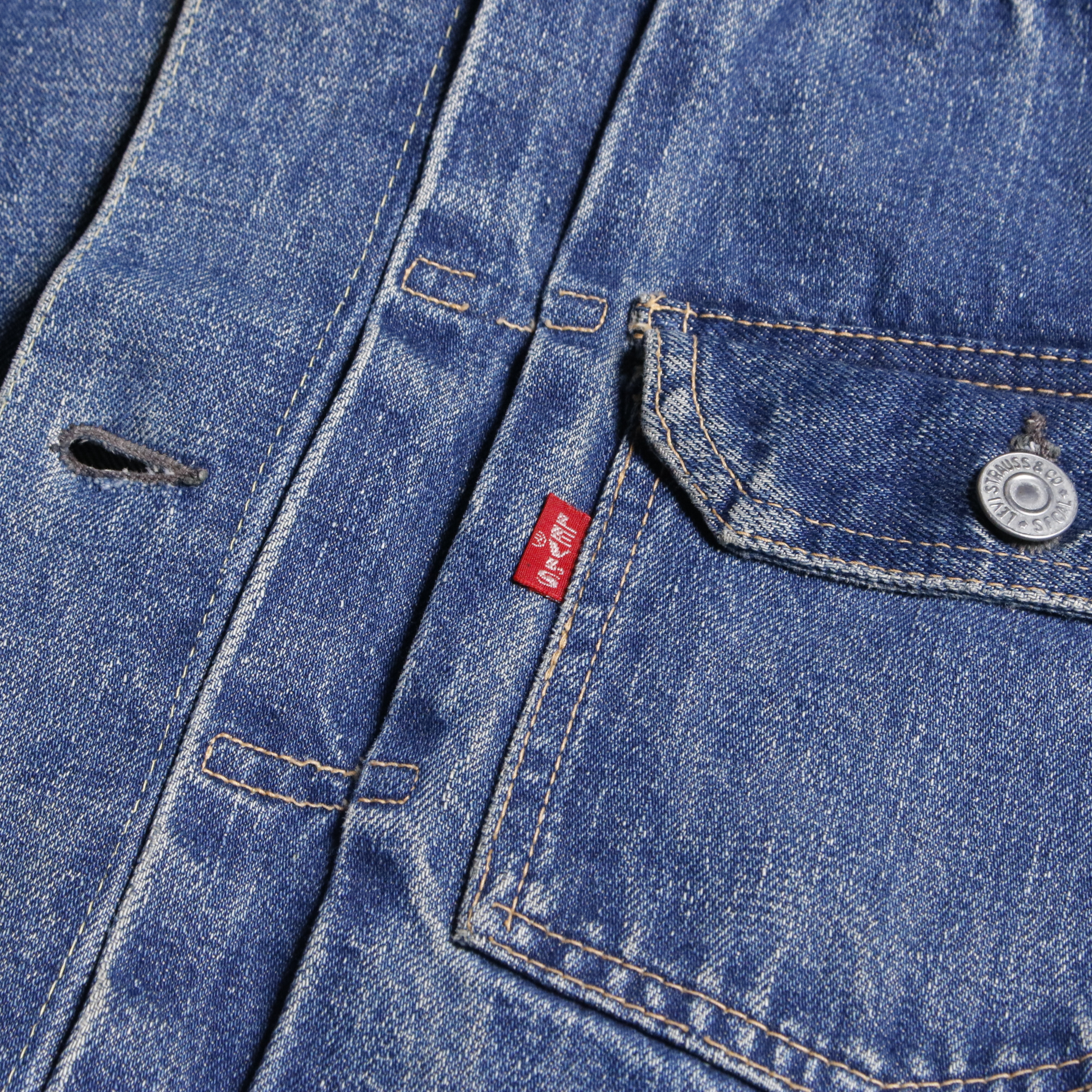 50s Levis リーバイス 507XX 2nd セカンド デニムジャケット ボタン裏刻印17 38程