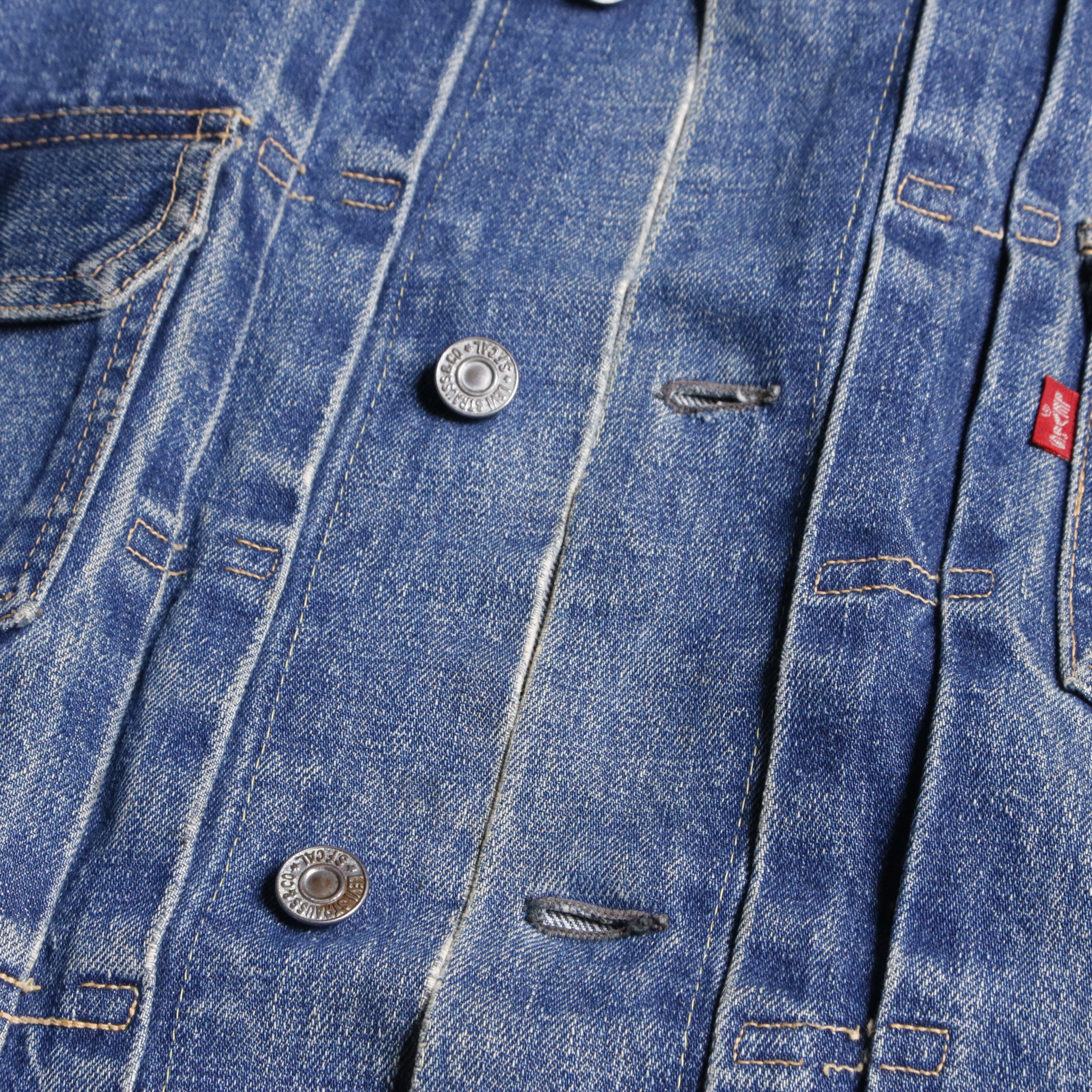 50s Levis リーバイス 507XX 2nd セカンド デニムジャケット ボタン裏刻印17 38程