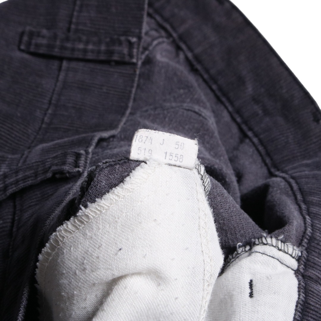 80s Levis リーバイス 519-1558 コーデュロイパンツ ブラック 黒 W31