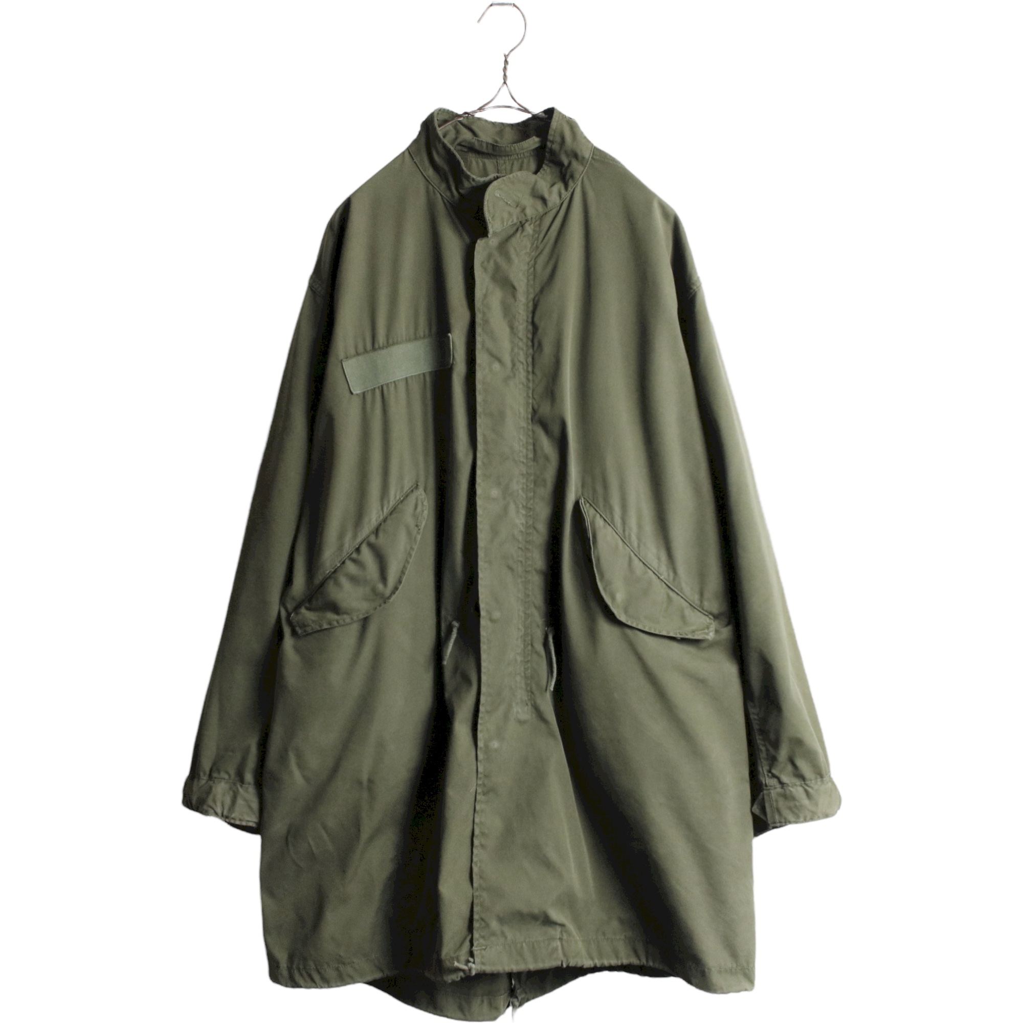 70s ヴィンテージ US ARMY アーミー M-65 モッズコート VANDERBILT SHIRT社製 ミリタリー オリーブ S-REGULAR