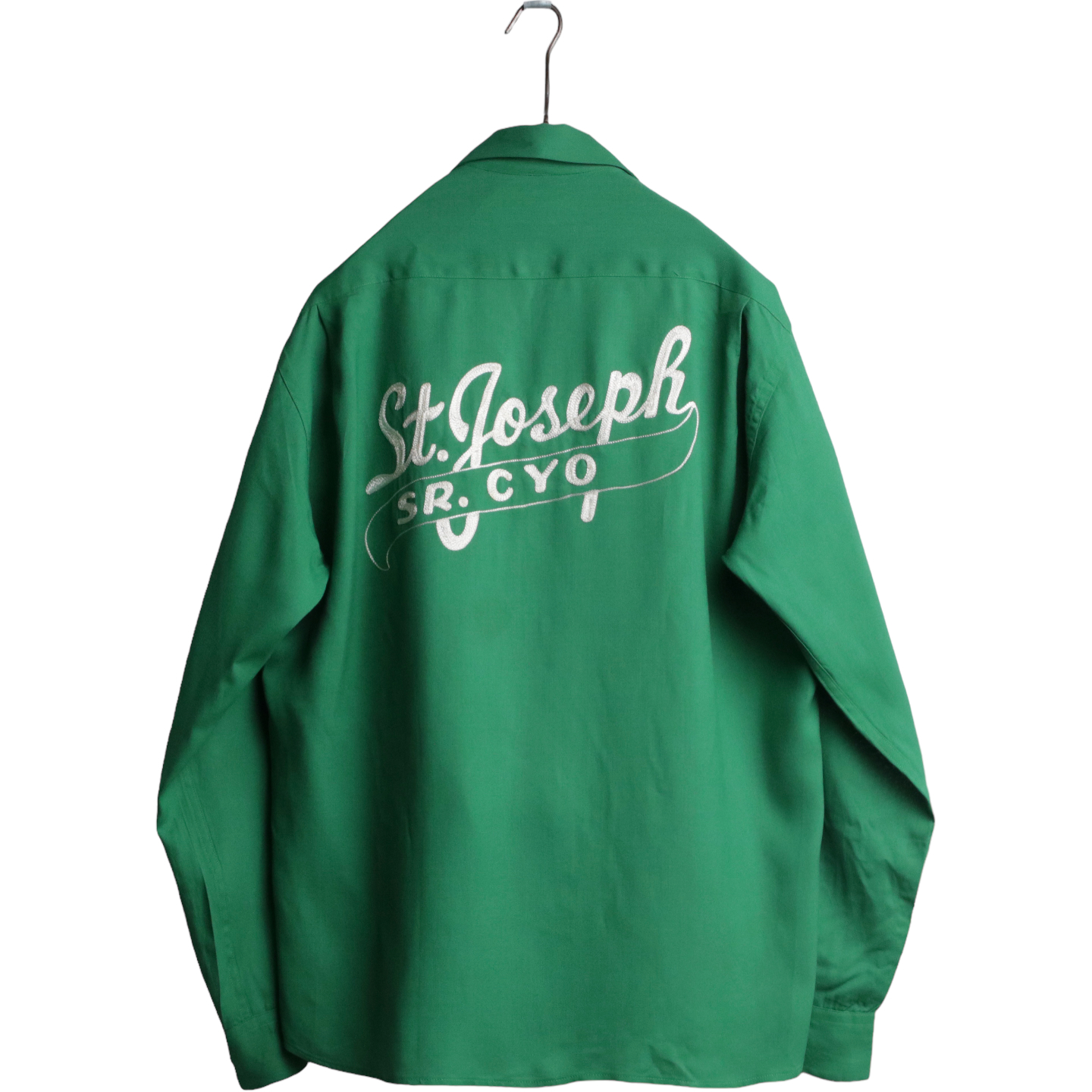 50s Bowlaway L/S レーヨンボウリングシャツ バックチェーン ラウンド