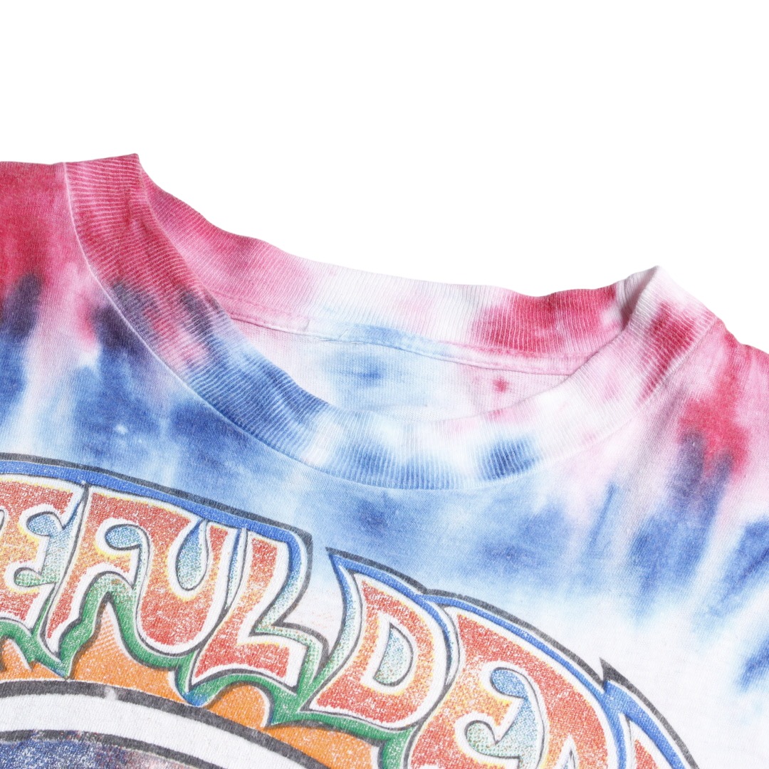 90s Grateful Dead グレイトフルデッド タイダイ バンドTシャツ バンT スカルローズ ロック 95年 XL程