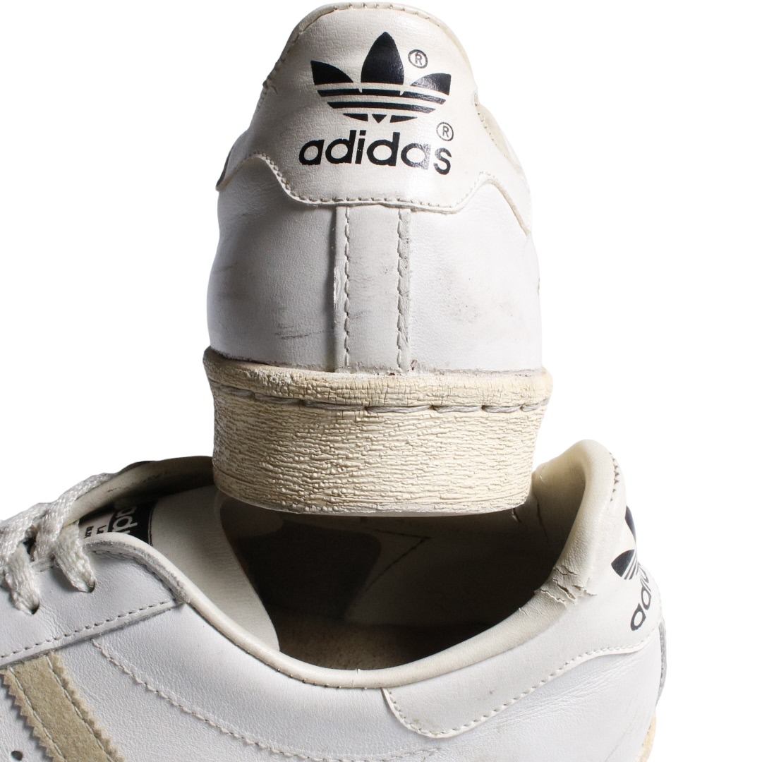 80s adidas サイズ10ハーフ フランス製 スーパースター 珍品ハトメ付