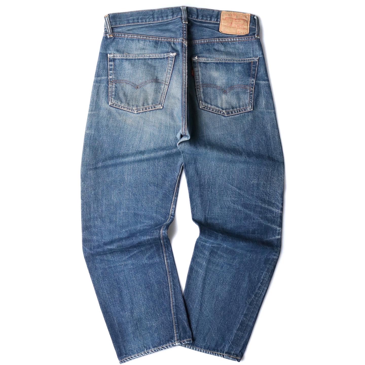 60s Levis リーバイス 501 Sタイプ BigE ビッグE デニムジーンズ 平行ステッチ トップボタン裏刻印6 W32.5L27