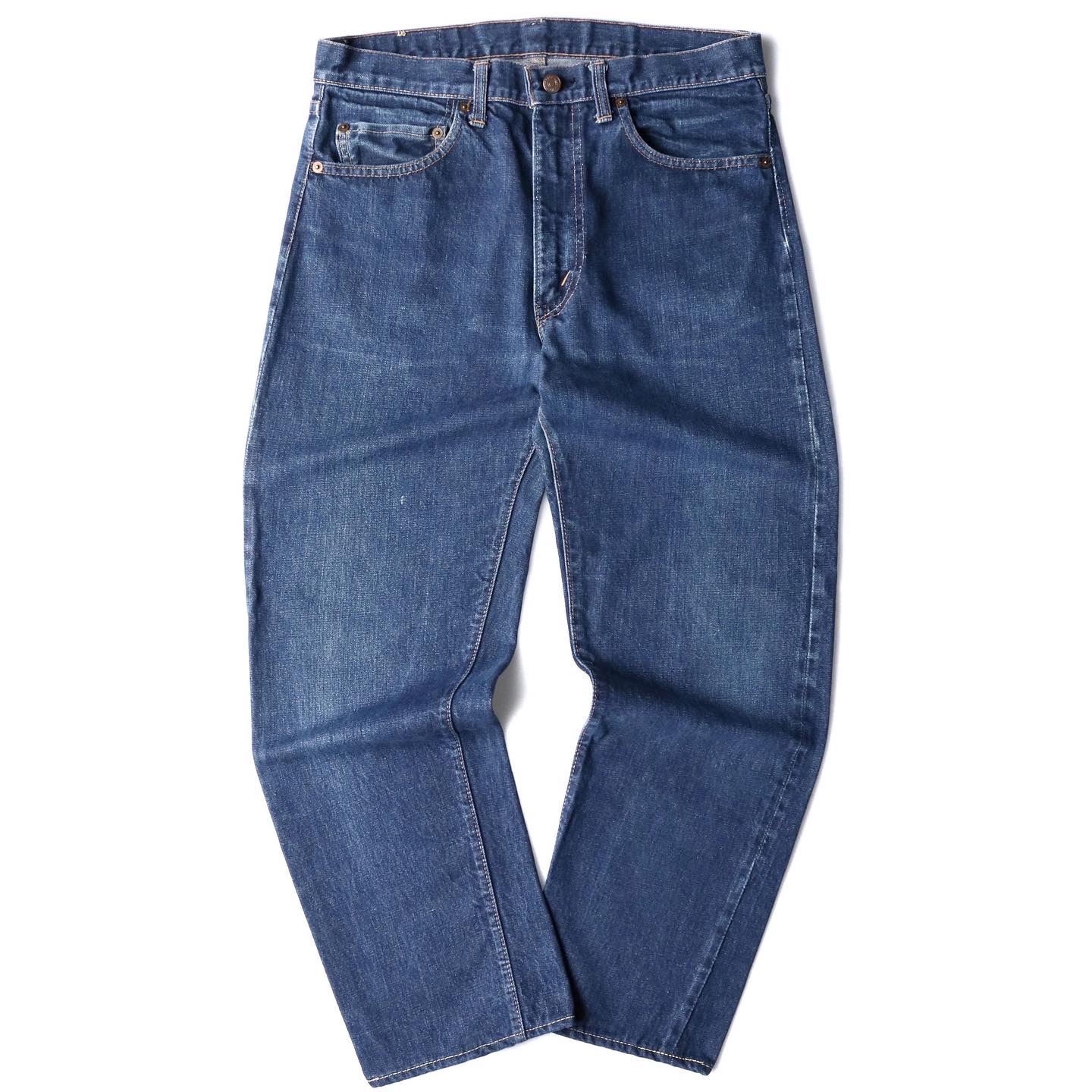 60s Levis リーバイス 505 BigE デニム ジーンズ 赤耳付き 濃紺 42TALONジッパー ボタン裏刻印8 W32.5L28.5