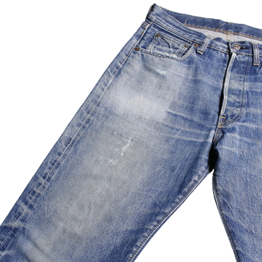 60s Levis リーバイス 501 BigE ビッグE デニムジーンズ Vステッチ 足長R ボタン裏刻印6 W31L27