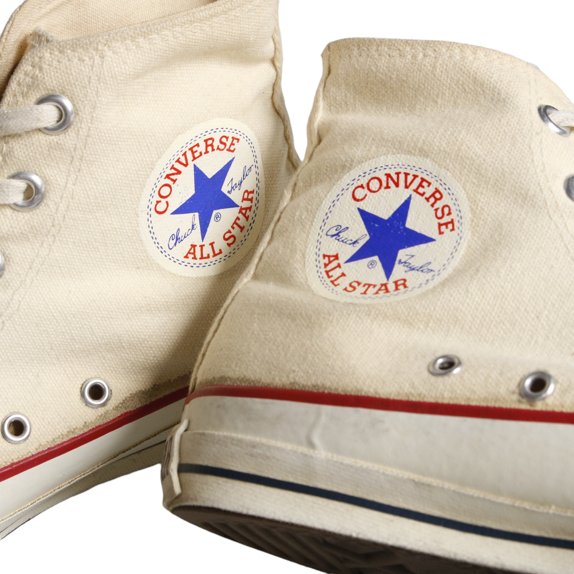 80s ヴィンテージ Converse コンバース Allstar オールスター Hi 青枠青文字 USA製 生成り 1/2 ACORN Buy&Sell Vintage ONLINE | ヴィンテージ古着屋の通販