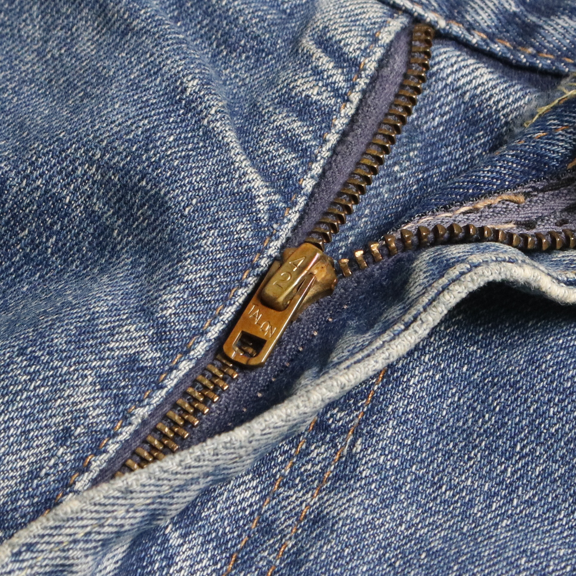 70s ヴィンテージ Levis リーバイス 517 BigE デニムジーンズ ビッグE ブーツカット フレア ボタン裏8 42TALON インディゴ  W40.5L29