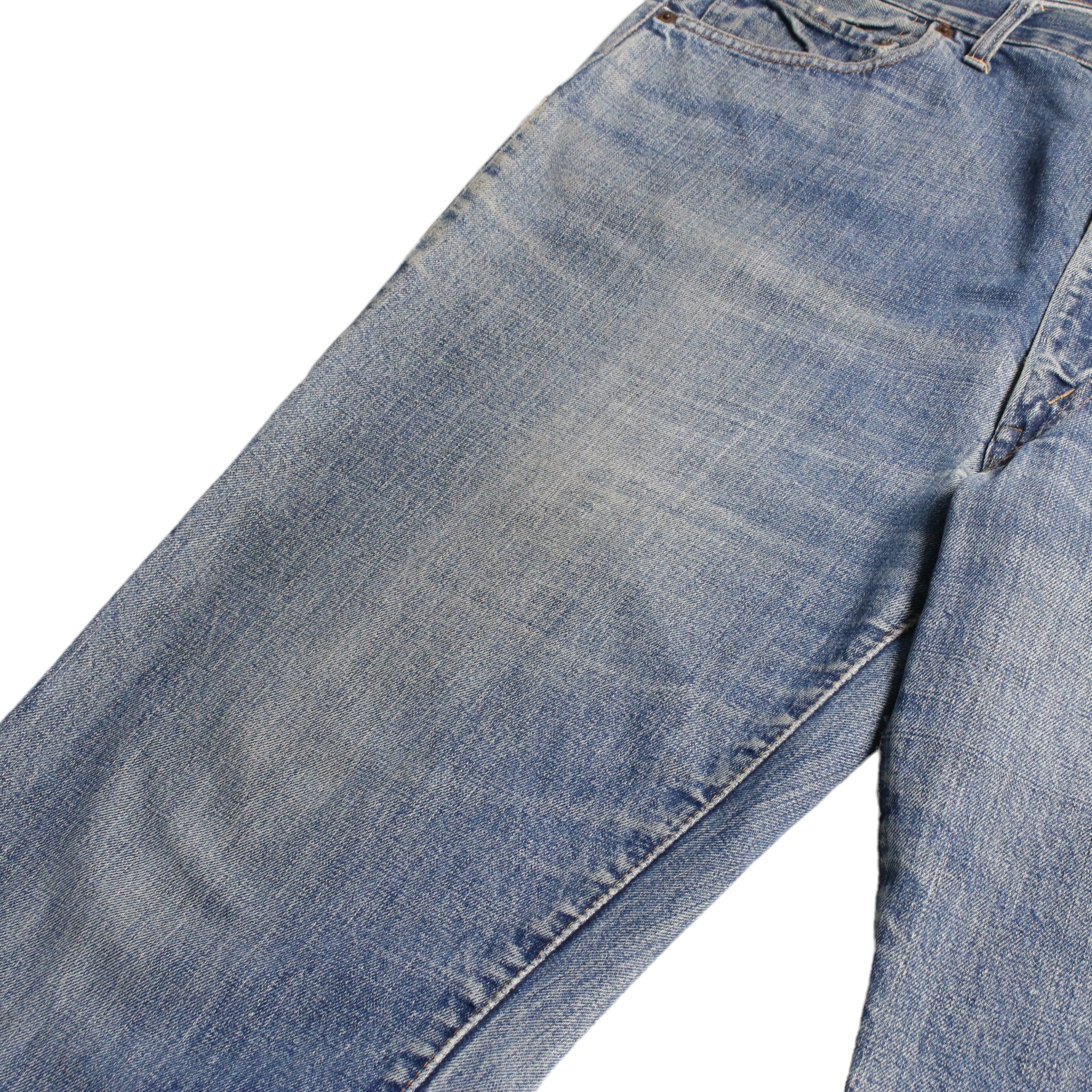 70s ヴィンテージ Levis リーバイス 517 BigE デニムジーンズ ビッグE ブーツカット フレア ボタン裏8 42TALON インディゴ  W40.5L29