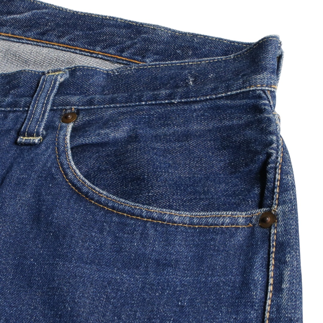 40s Levis リーバイス 501XX 46モデル デニムジーンズ 片面タブ レザーパッチ W36L33