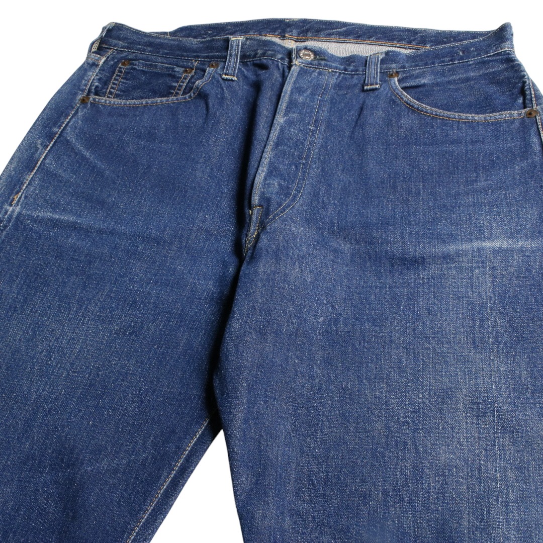 40s Levis リーバイス 501XX 46モデル デニムジーンズ 片面タブ レザーパッチ W36L33