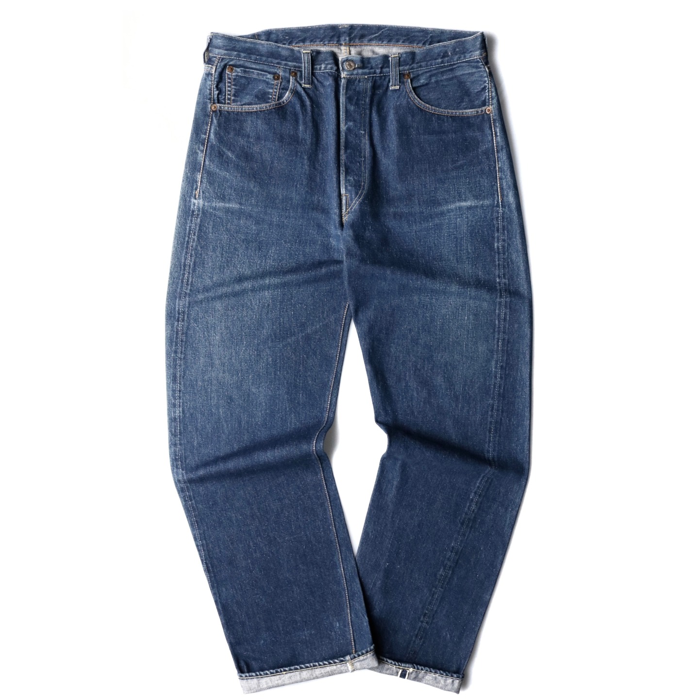 40s Levis リーバイス 501XX 46モデル デニムジーンズ 片面タブ レザー