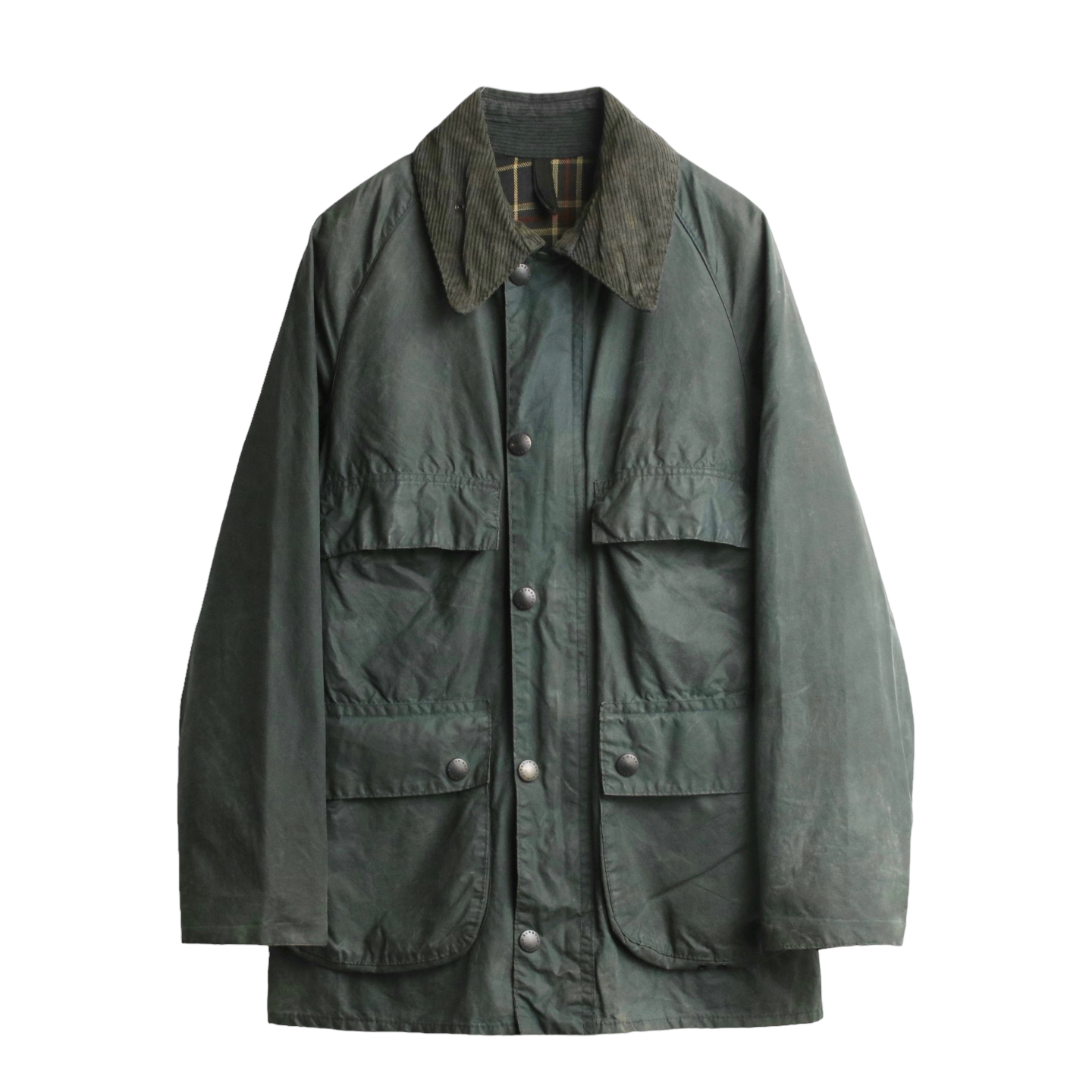 80´sビンテージbarbour bedale jacket 4つポケ34セージ-