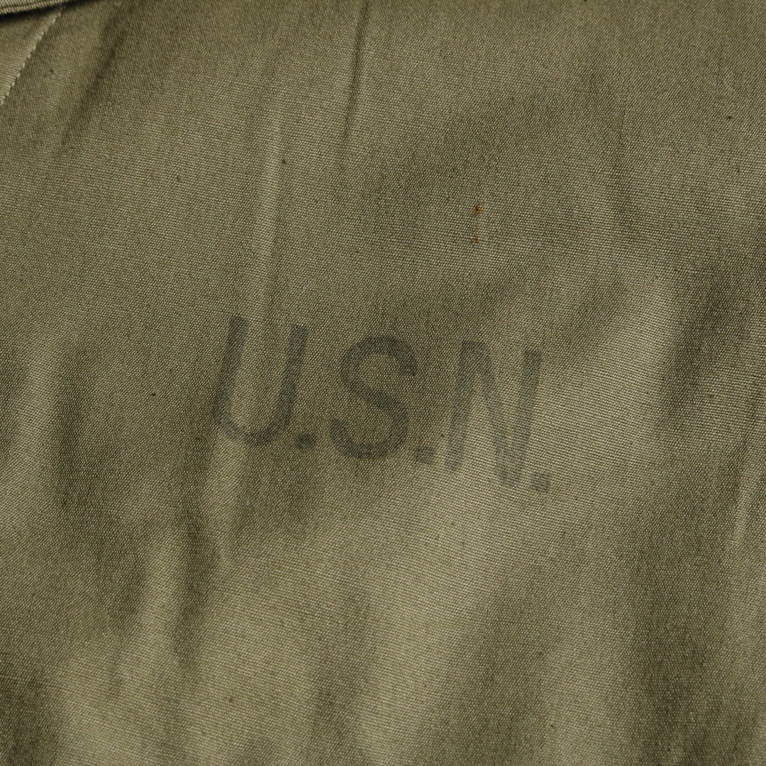 s US NAVY N デッキジャケット デッドストック ベル型CONMARジップ