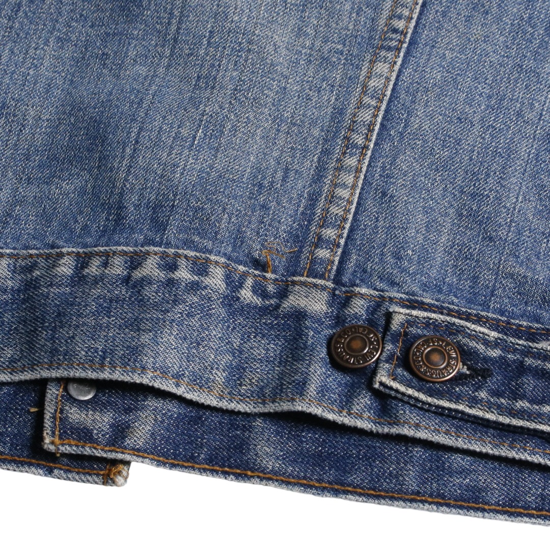 80s Levis リーバイス 70505-0217 スモールe デニムジャケット ケアタグ ボタン裏刻印522 40